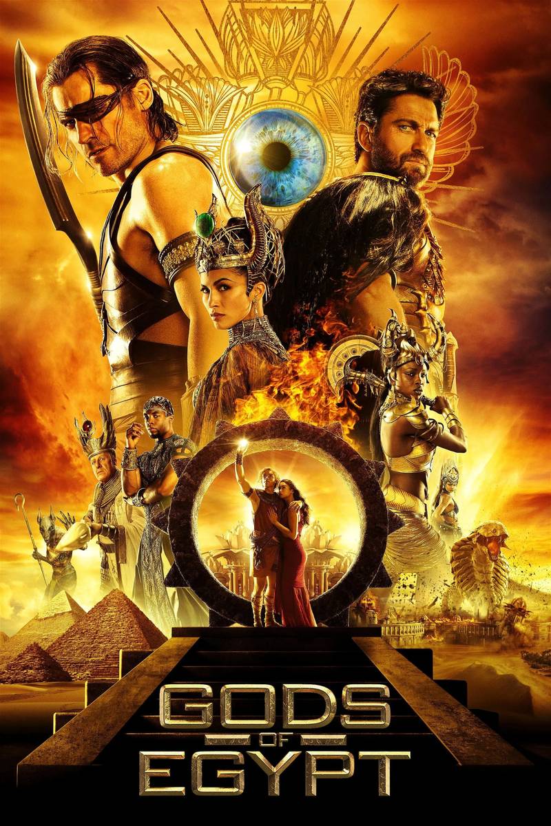Poster chính thức của phim Phim Hành Động, Phim Phiêu Lưu "Các Vị Thần Ai Cập" (Gods of Egypt - 2016), với sự tham gia của diễn viên Nikolaj Coster-Waldau và Brenton Thwaites.