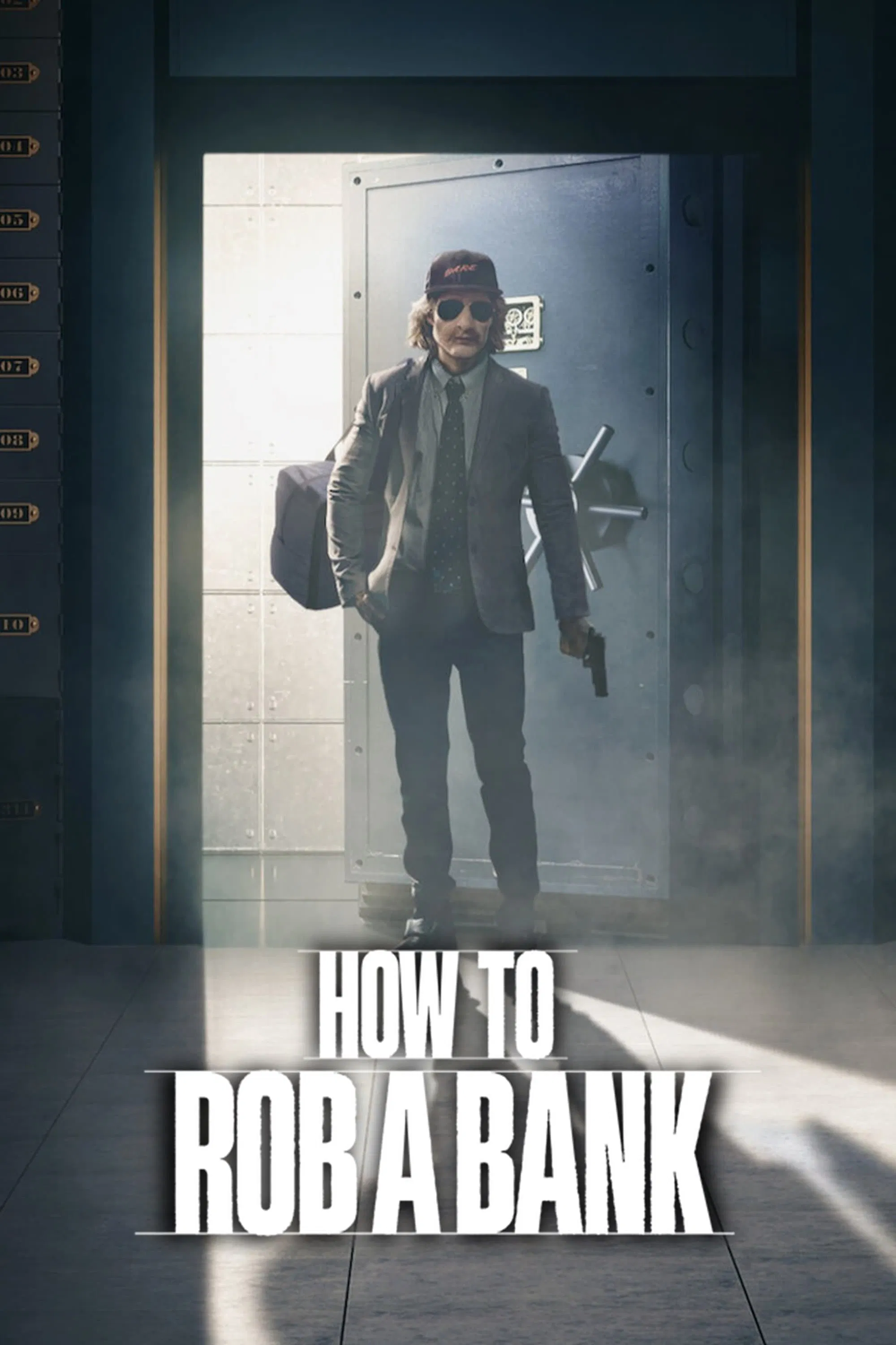 Poster chính thức của phim Phim Tài Liệu, Phim Hình Sự "Cách Cướp Ngân Hàng" (How to Rob a Bank - 2024), với sự tham gia của diễn viên Jordan Burtchett và Gavin Langelo.