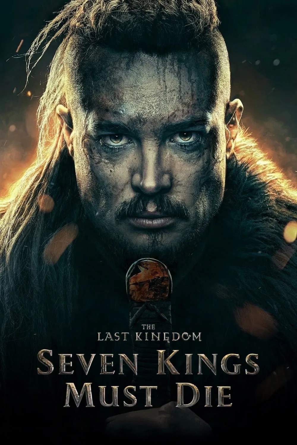 Poster chính thức của phim Phim Hành Động, Phim Phiêu Lưu "Cái chết của bảy vị vua" (The Last Kingdom: Seven Kings Must Die - 2023), với sự tham gia của diễn viên Alexander Dreymon và Harry Gilby.