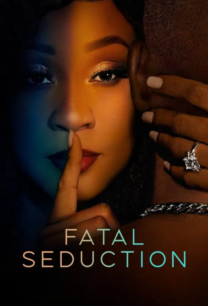 Poster chính thức của phim Phim Bí Ẩn, Phim Hình Sự "Cám Dỗ Chết Chóc" (Fatal Seduction - 2023), với sự tham gia của diễn viên Kgomotso Christopher và Nathaniel Ramabulana.
