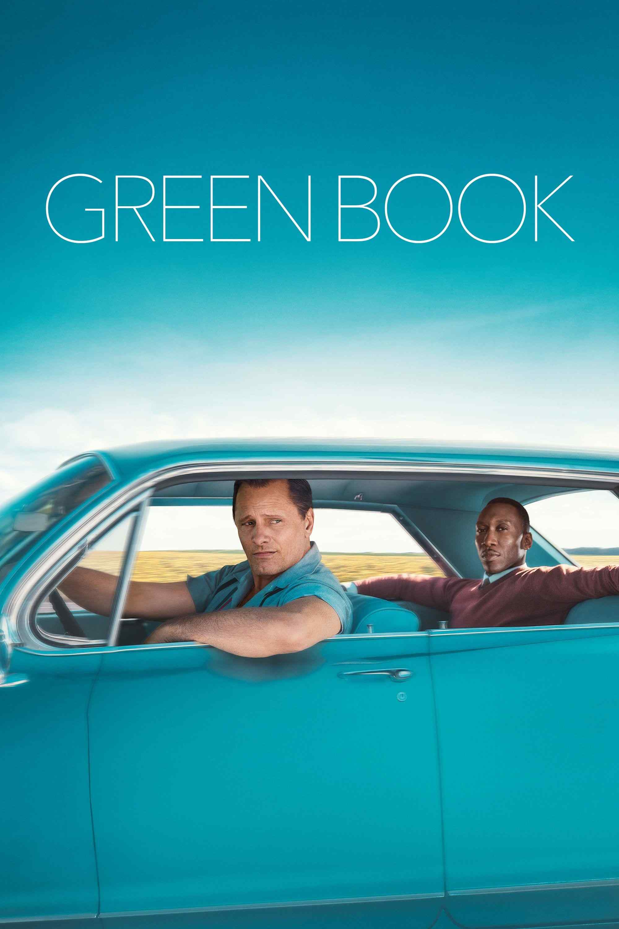 Poster chính thức của phim Phim Tâm Lý, Phim Hài "Cẩm Nang Xanh" (Green Book - 2018), với sự tham gia của diễn viên Viggo Mortensen và Mahershala Ali.