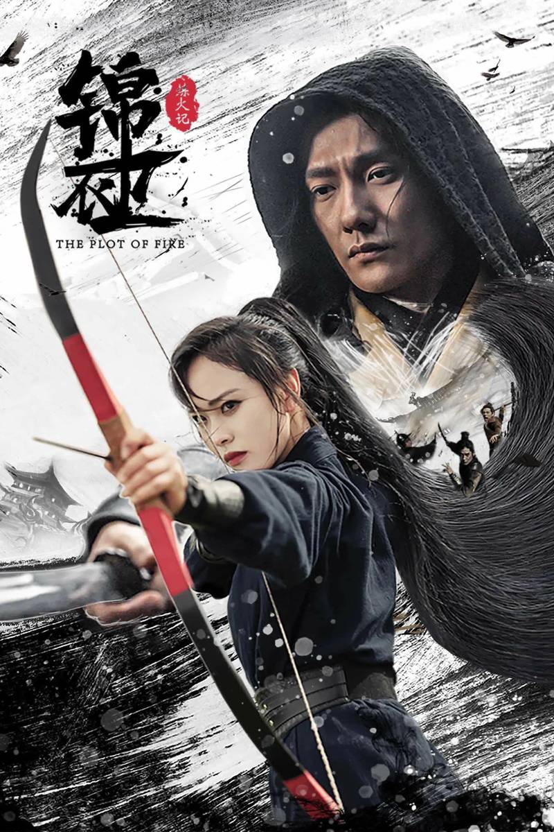 Poster chính thức của phim "Cẩm Y Vệ: Luyện Hỏa Ký" (The Plot of Fire - 2024), với sự tham gia của diễn viên Ling Yun và Huang Tao.
