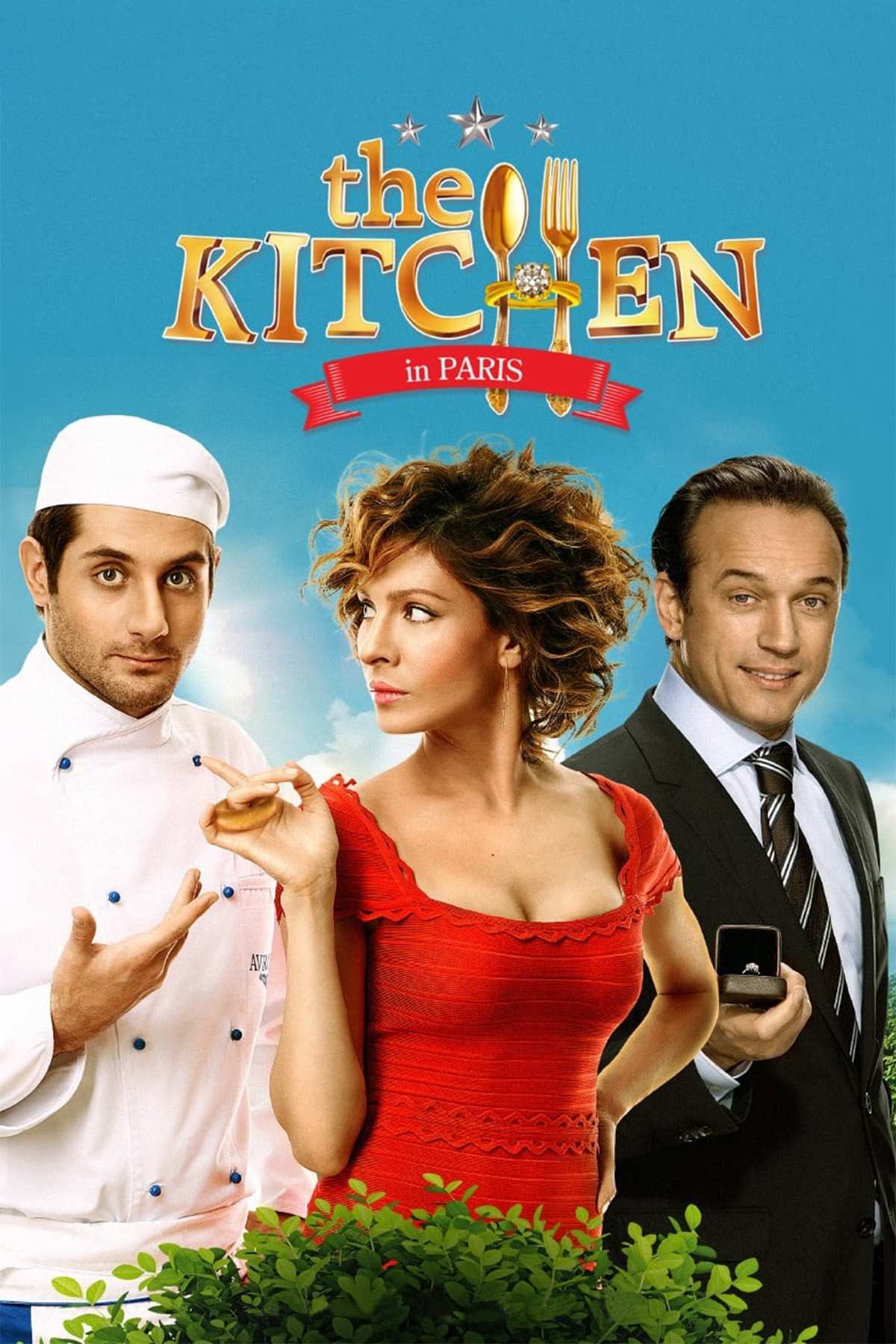 Poster chính thức của phim Phim Hài, Phim Tình Cảm "Căn Bếp Ở Paris" (Kitchen in Paris - 2014), với sự tham gia của diễn viên Dmitri Nazarov và Mark Bogatyrev.