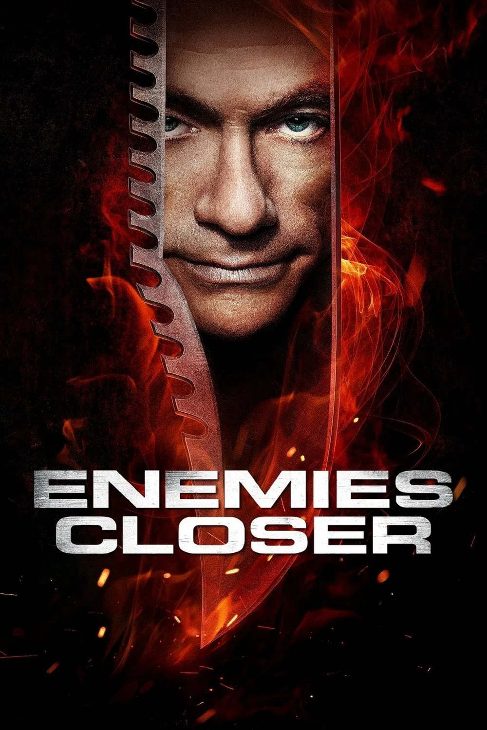 Poster chính thức của phim Phim Giật Gân, Phim Hành Động "Cận Kề Kẻ Thù" (Enemies Closer - 2013), với sự tham gia của diễn viên Jean-Claude Van Damme và Tom Everett Scott.