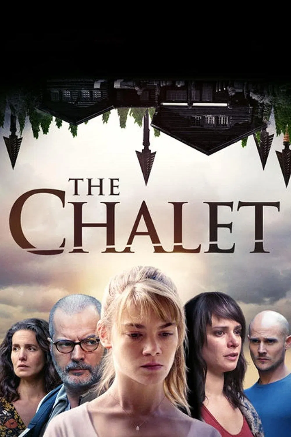 Poster chính thức của phim Phim Hình Sự, Phim Bí Ẩn "Căn nhà gỗ tử thần" (The Chalet - 2018), với sự tham gia của diễn viên Emilie de Preissac và Nicolas Gob.