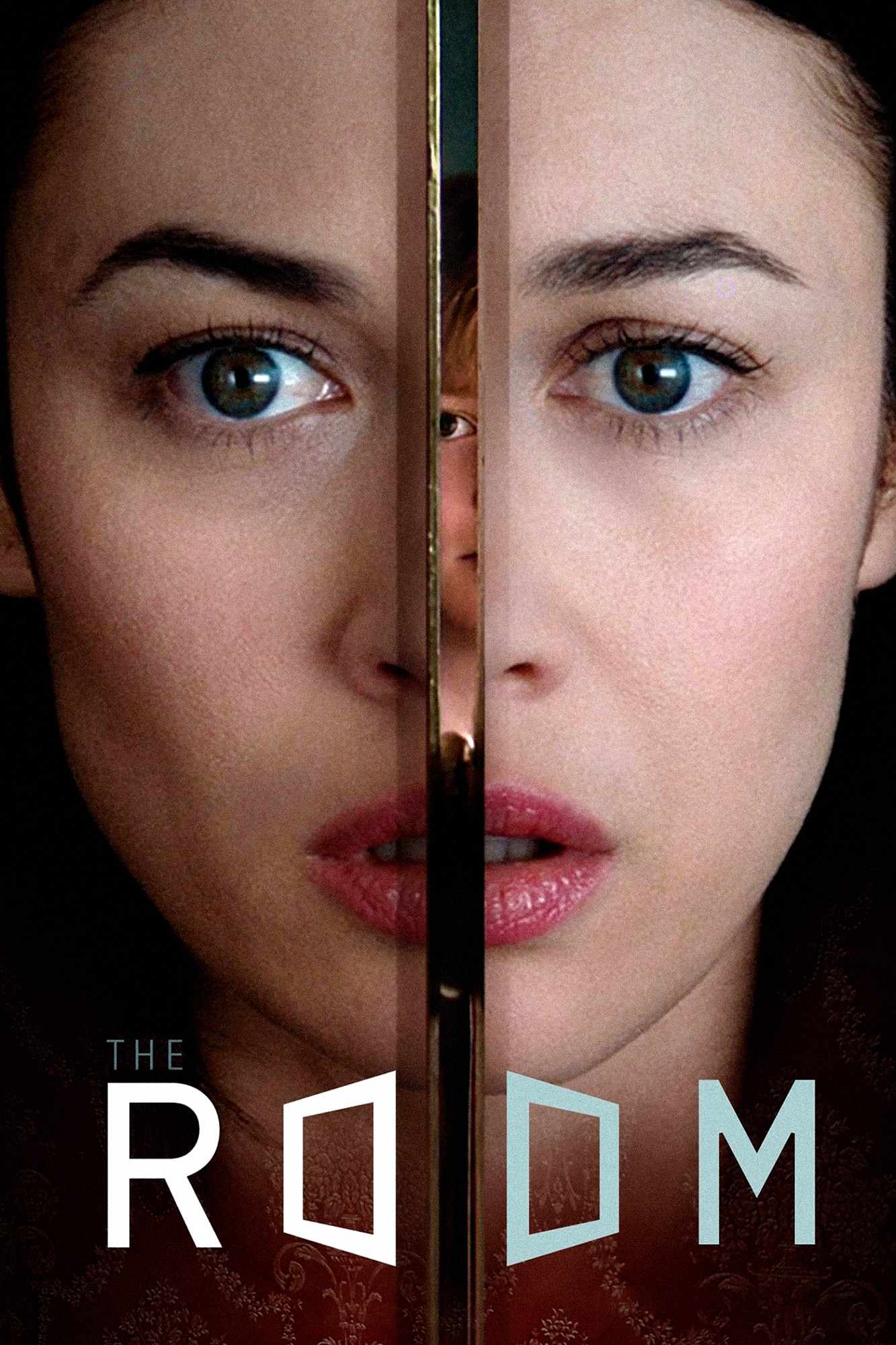 Poster chính thức của phim Phim Kinh Dị, Phim Tâm Lý "Căn Phòng Cám Dỗ" (The Room - 2019), với sự tham gia của diễn viên Olga Kurylenko và Kevin Janssens.
