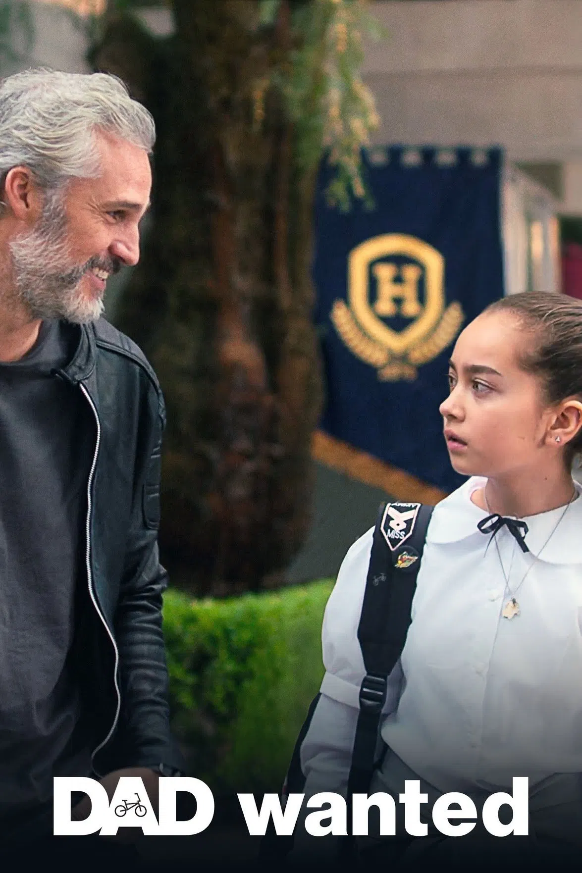 Poster chính thức của phim Phim Tâm Lý "Cần Tìm Bố" (Dad Wanted - 2020), với sự tham gia của diễn viên Juan Pablo Medina và Silvia Navarro.
