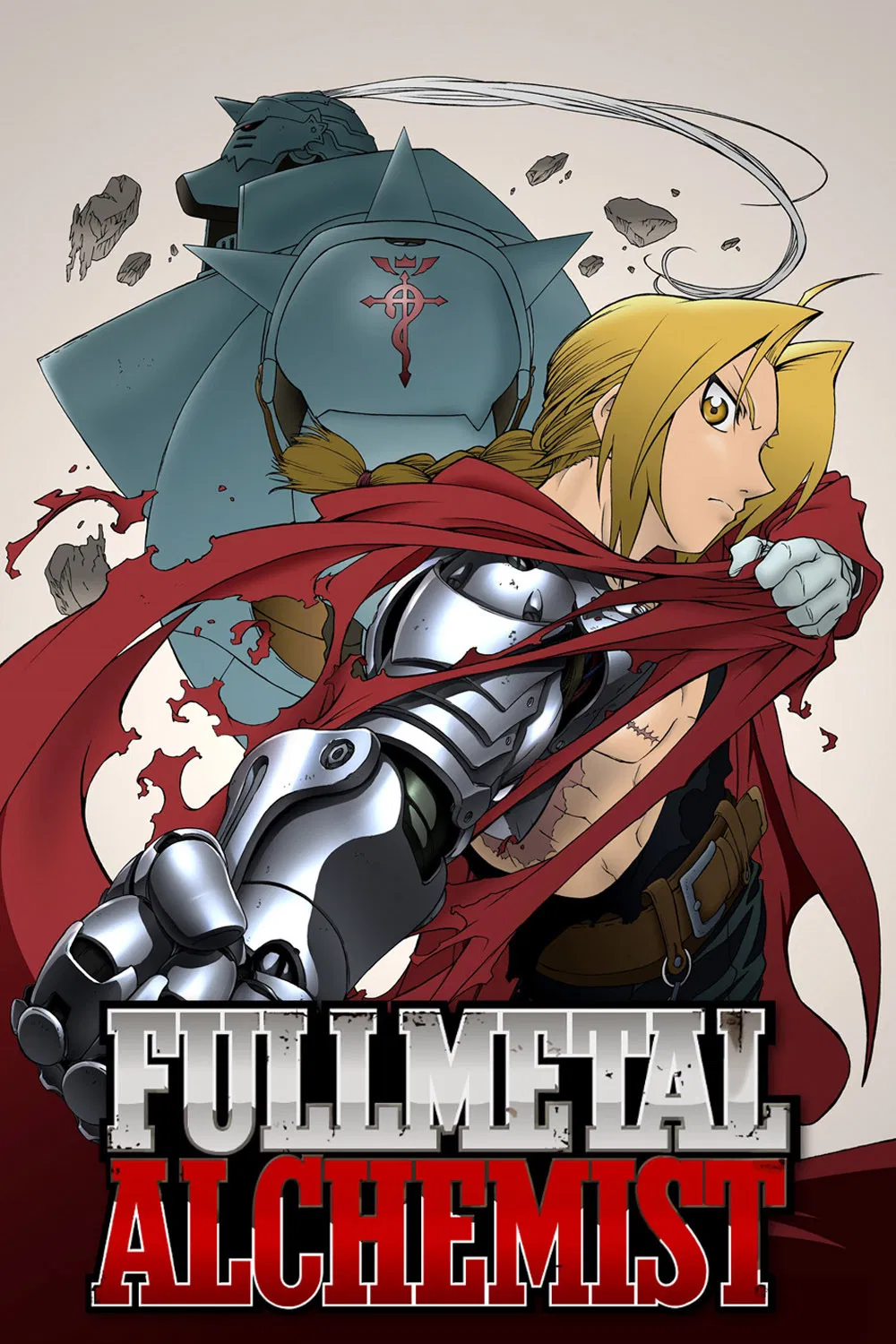Poster chính thức của phim Phim Hoạt Hình, Phim Hành Động & Phiêu Lưu "Cang Giả Kim Thuật Sư 2003" (Fullmetal Alchemist - 2003), với sự tham gia của diễn viên Romi Park và Rie Kugimiya.