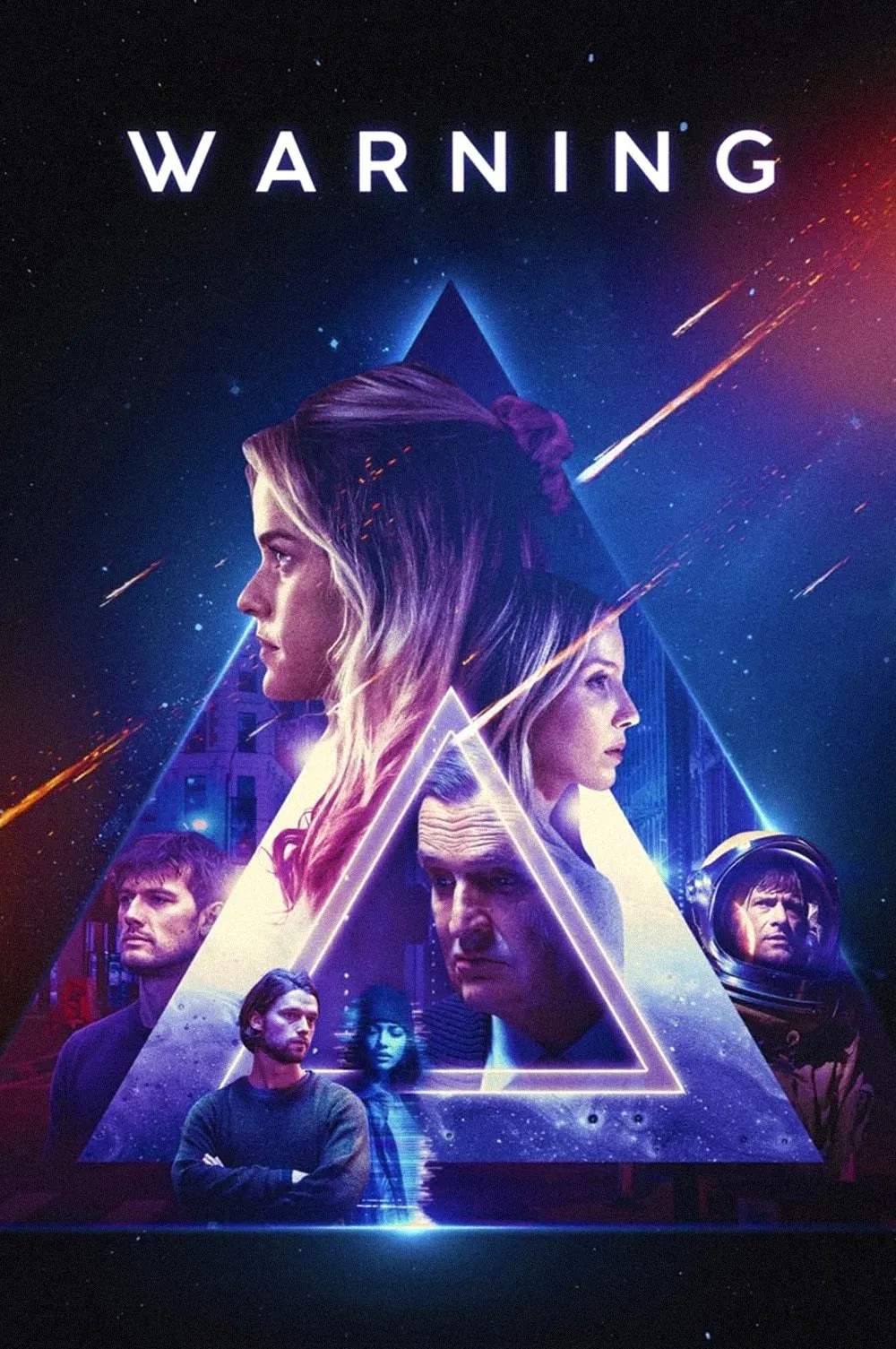 Poster chính thức của phim Phim Viễn Tưởng "Cảnh Báo" (Warning - 2021), với sự tham gia của diễn viên Thomas Jane và Tomasz Kot.