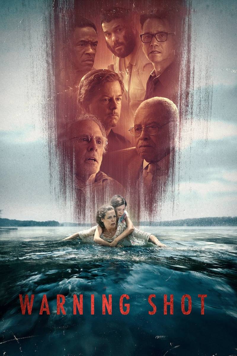 Poster chính thức của phim Phim Tâm Lý, Phim Giật Gân "Cảnh cáo" (Warning Shot - 2018), với sự tham gia của diễn viên Tammy Blanchard và David Spade.