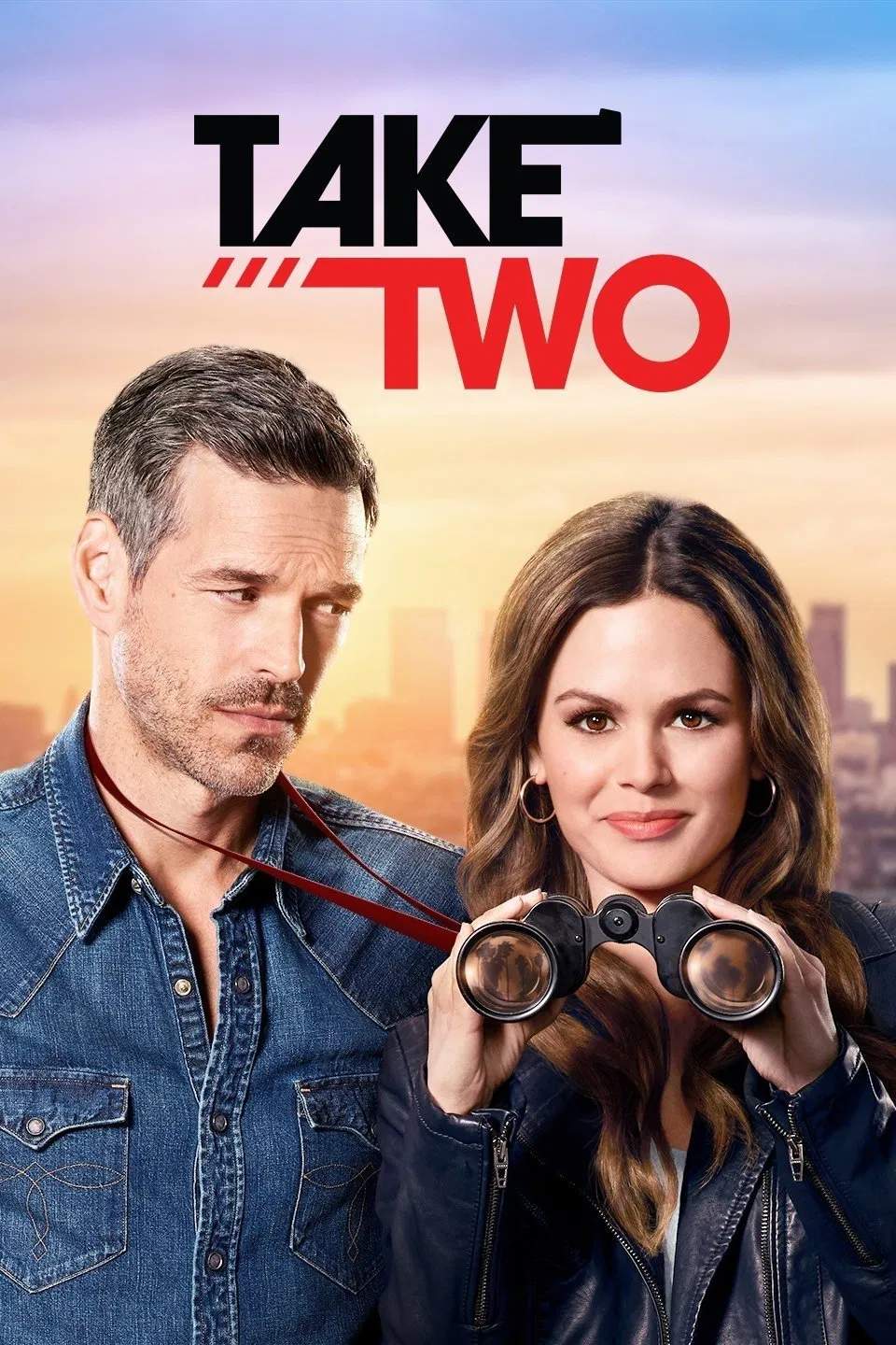 Poster chính thức của phim Phim Hài, Phim Tâm Lý "Cặp Bài Lệch" (Take Two - 2018), với sự tham gia của diễn viên Eddie Cibrian và Rachel Bilson.