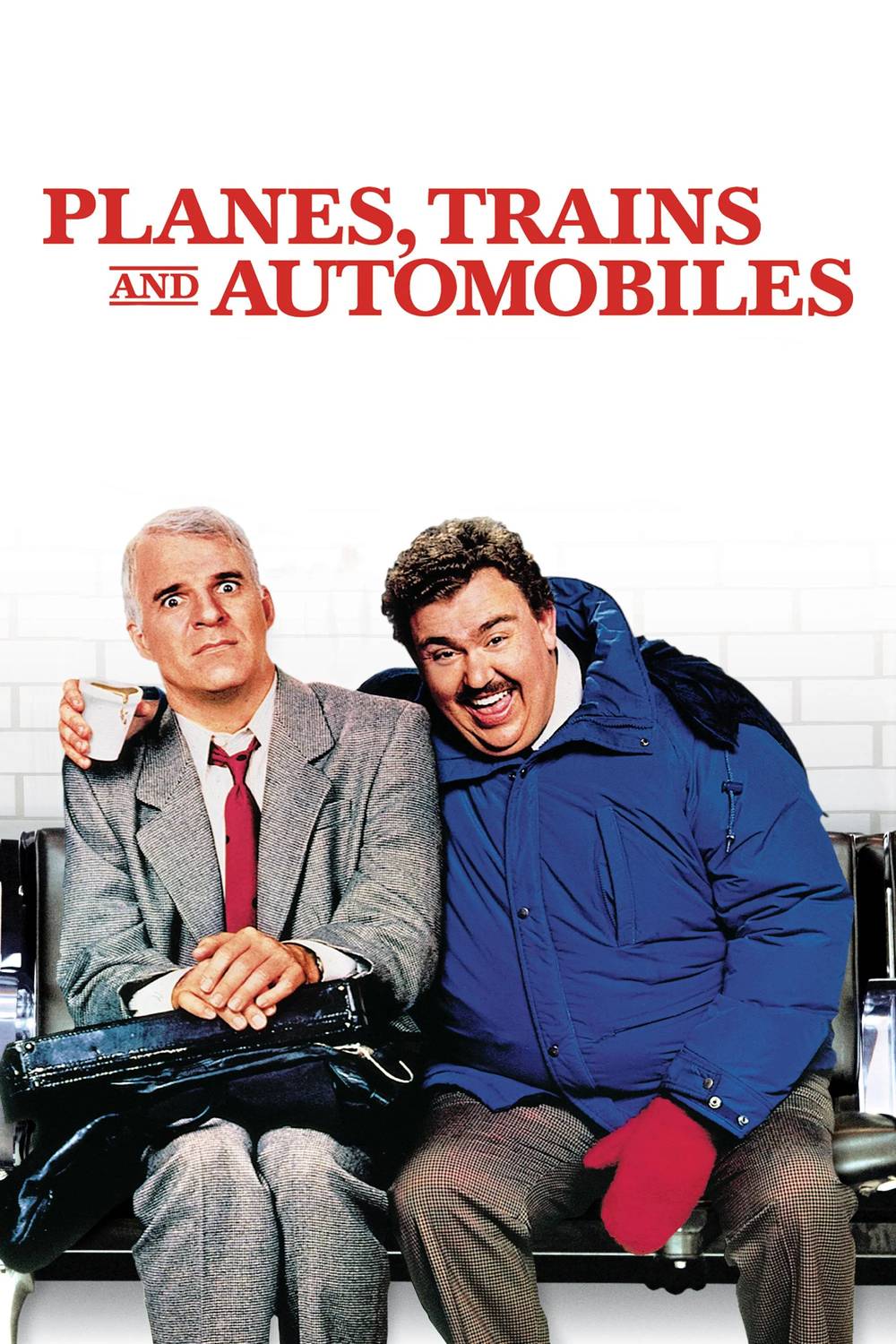 Poster chính thức của phim Phim Hài "Cặp Đôi Bất Đắc Dĩ" (Planes, Trains and Automobiles - 1987), với sự tham gia của diễn viên Steve Martin và John Candy.