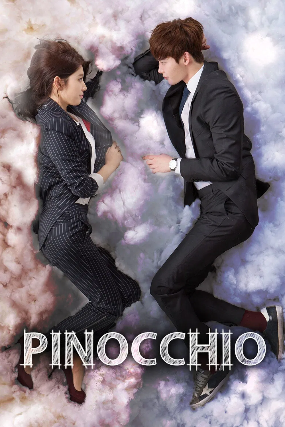 Poster chính thức của phim Phim Tâm Lý "Cặp Đôi Trái Ngược" (Pinocchio - 2014), với sự tham gia của diễn viên Park Shin-hye và Lee Jong-suk.