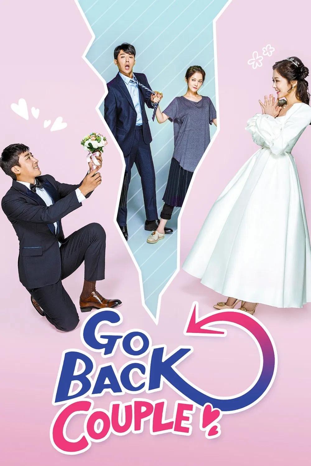 Poster chính thức của phim Phim Hài, Phim Viễn Tưởng & Giả Tưởng "Cặp Đôi Vượt Thời Gian" (Go Back Couple - 2017), với sự tham gia của diễn viên Jang Na-ra và Son Ho-jun.