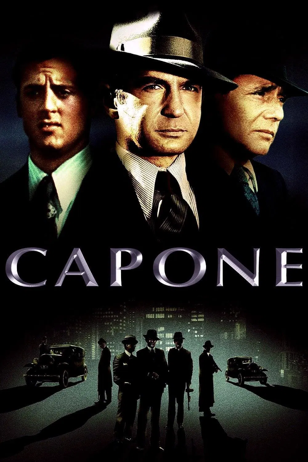 Poster chính thức của phim Phim Hình Sự, Phim Tâm Lý "Capone" (Capone - 1975), với sự tham gia của diễn viên Ben Gazzara và Harry Guardino.