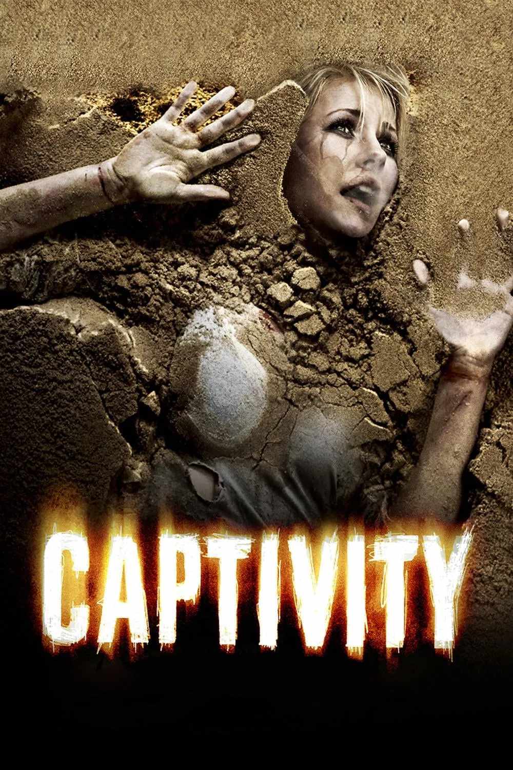 Poster chính thức của phim Phim Hình Sự, Phim Kinh Dị "Captivity" (Captivity - 2007), với sự tham gia của diễn viên Elisha Cuthbert và Daniel Gillies.