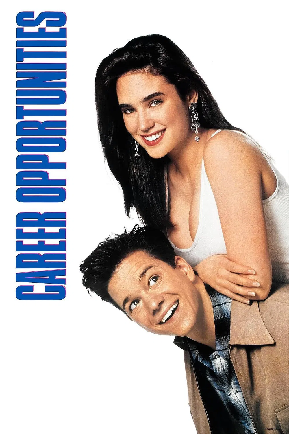 Poster chính thức của phim Phim Tình Cảm, Phim Hài "Career Opportunities" (Career Opportunities - 1991), với sự tham gia của diễn viên Frank Whaley và Jennifer Connelly.