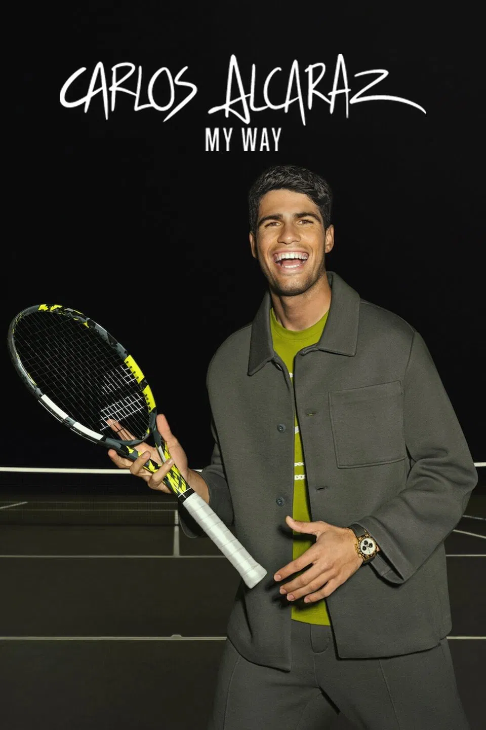 Poster chính thức của phim Phim Tài Liệu "Carlos Alcaraz: Cách Của Tôi" (Carlos Alcaraz: My Way - 2025), với sự tham gia của diễn viên Carlos Alcaraz.