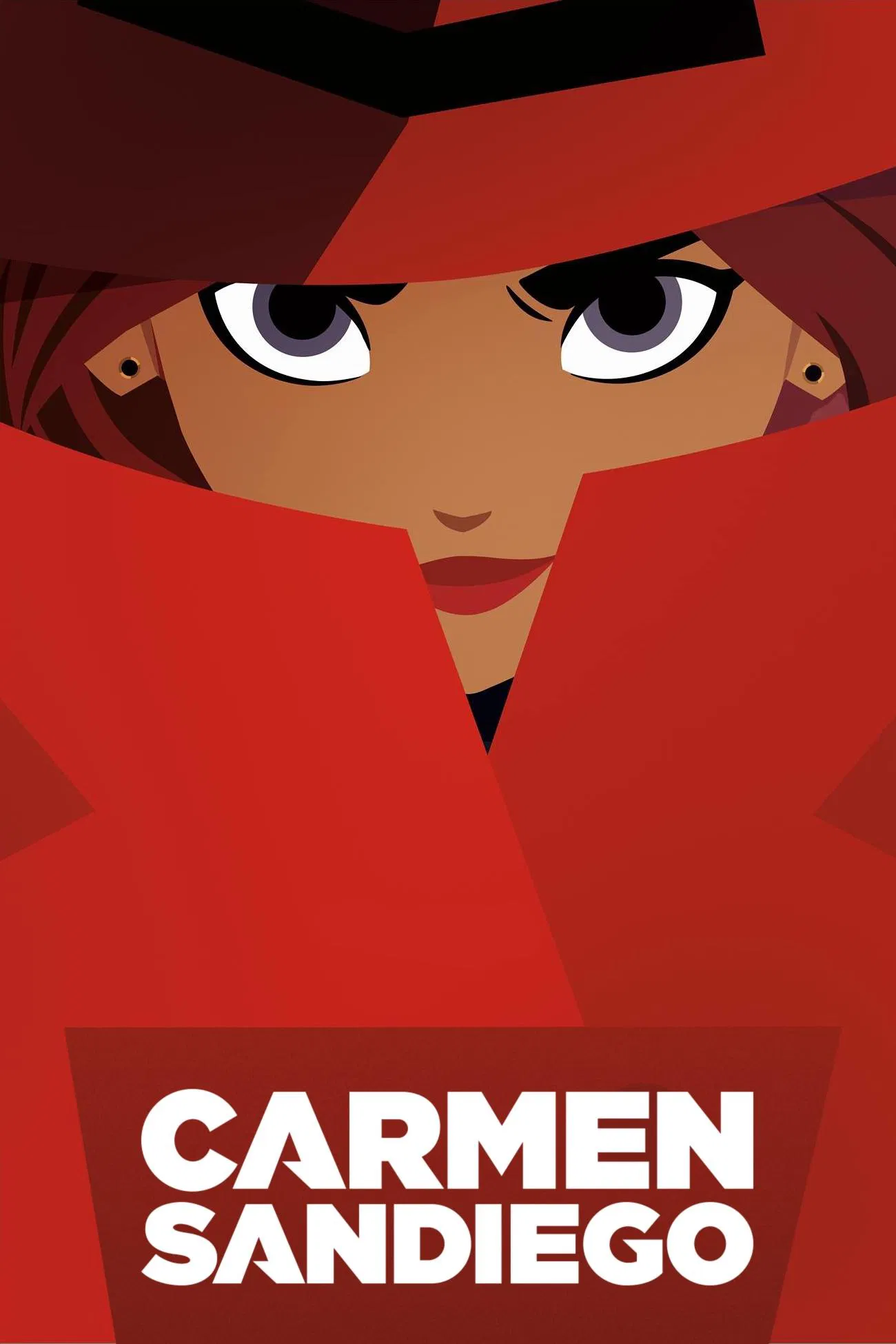 Poster chính thức của phim Phim Hoạt Hình, Phim Hành Động & Phiêu Lưu "Carmen Sandiego (Phần 2)" (Carmen Sandiego - 2019), với sự tham gia của diễn viên Gina Rodriguez và Finn Wolfhard.