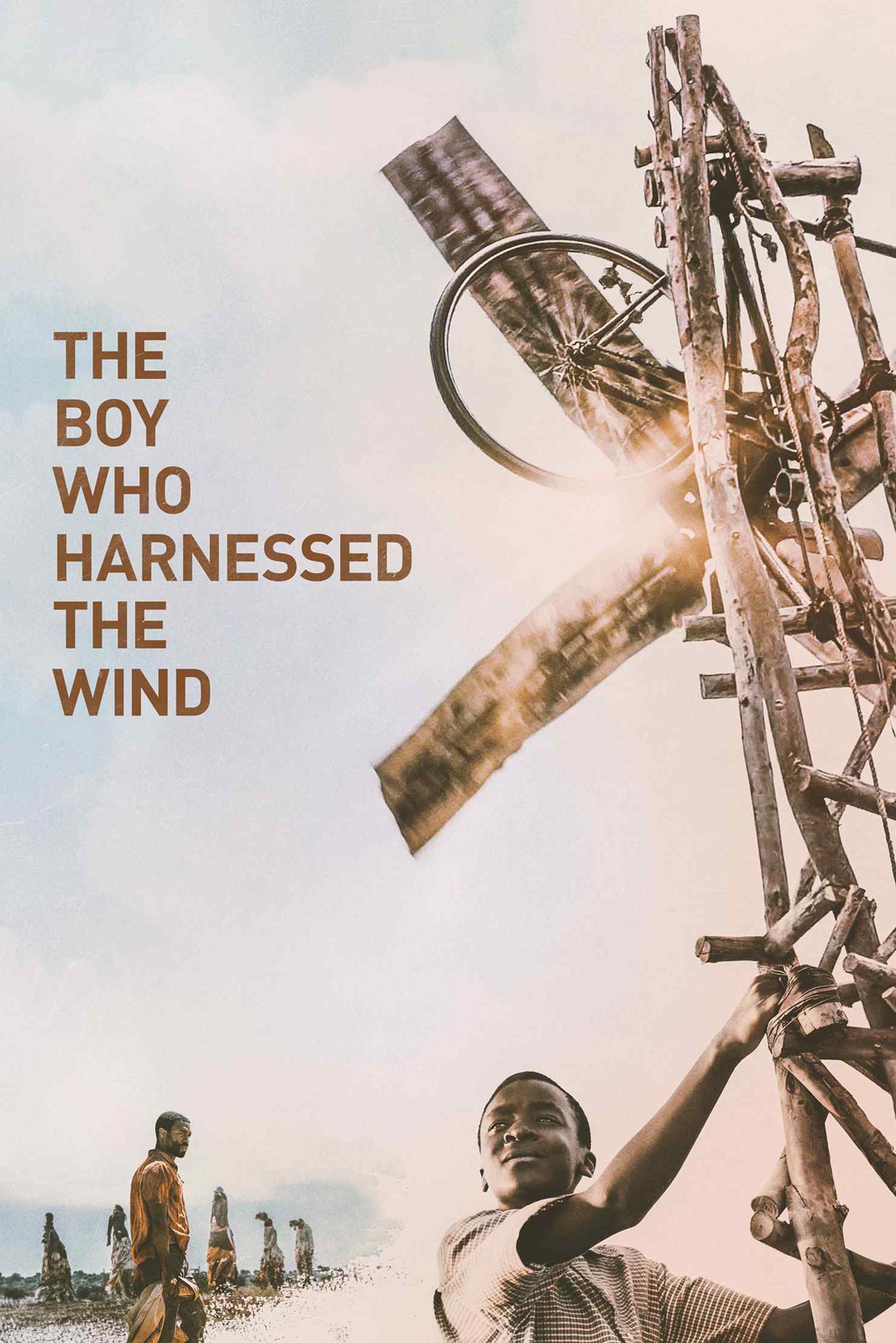 Poster chính thức của phim Phim Tâm Lý, Phim Lịch Sử "Cậu Bé Chế Ngự Gió" (The Boy Who Harnessed the Wind - 2019), với sự tham gia của diễn viên Maxwell Simba và Chiwetel Ejiofor.