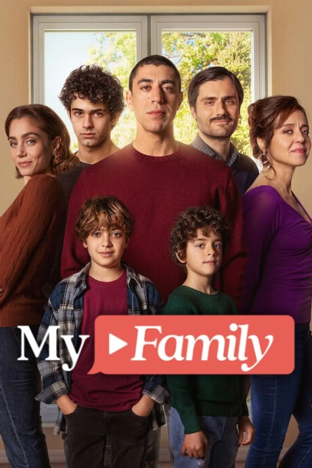 Poster chính thức của phim Phim Tâm Lý, Phim Hài "Câu Chuyện Của Gia Đình Tôi (Storia della mia famiglia) (Phần 1)" (My Family - 2025), với sự tham gia của diễn viên Eduardo Scarpetta.