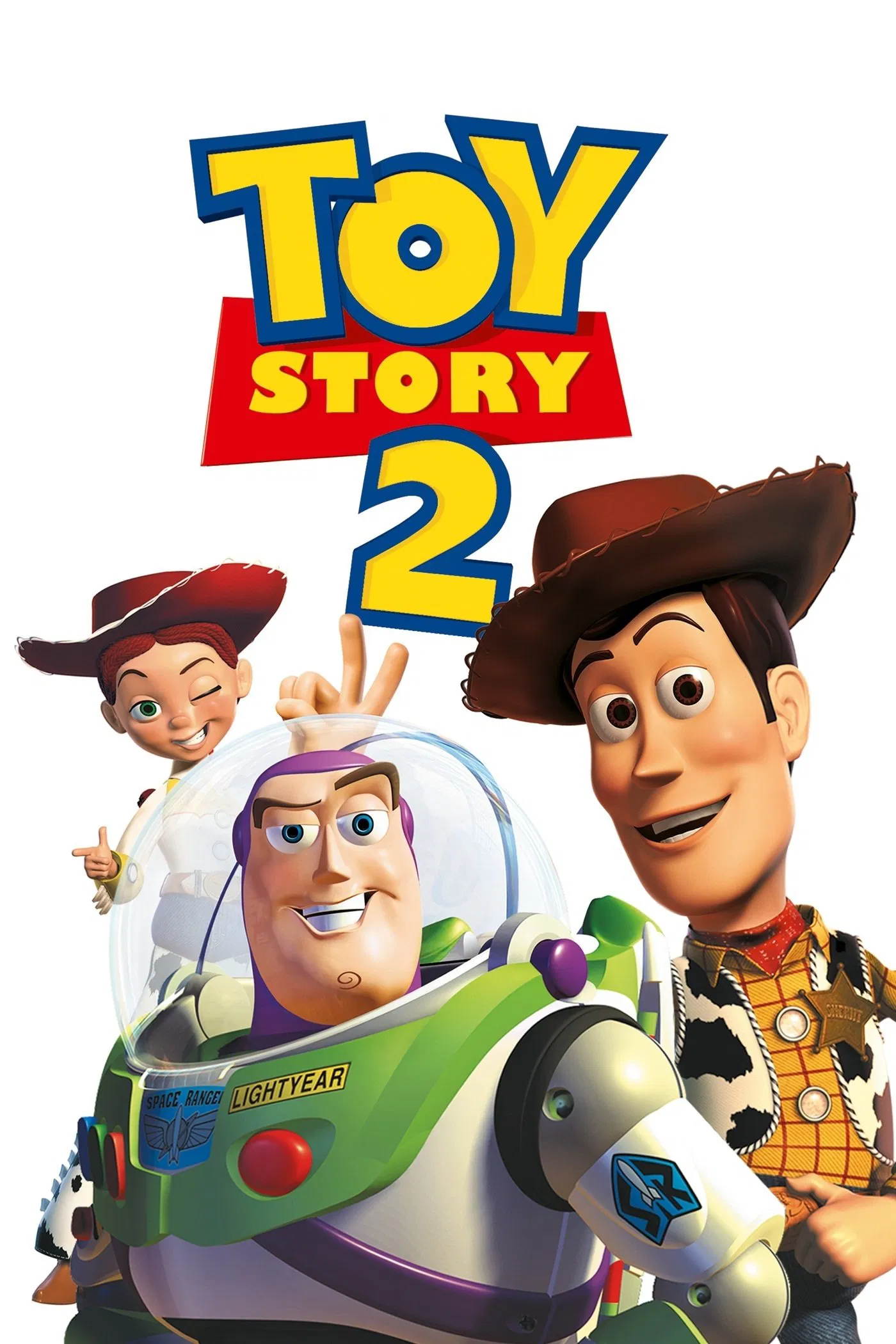 Poster chính thức của phim Phim Hoạt Hình, Phim Hài "Câu Chuyện Đồ Chơi 2" (Toy Story 2 - 1999), với sự tham gia của diễn viên Tom Hanks và Tim Allen.
