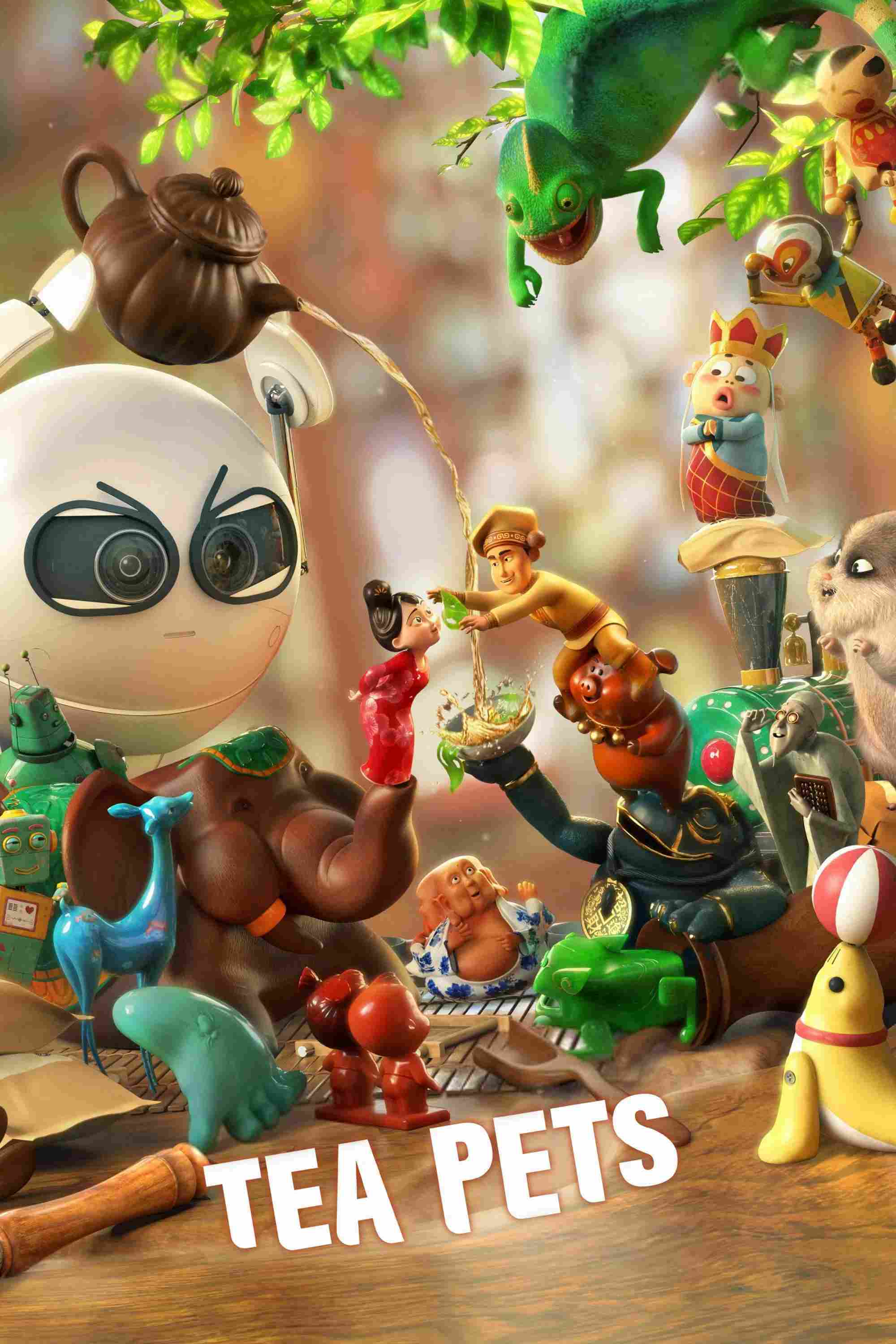Poster chính thức của phim Phim Hoạt Hình, Phim Phiêu Lưu "Câu Chuyện Đồ Chơi" (Tea Pets - 2017), với sự tham gia của diễn viên Ji Guanlin.