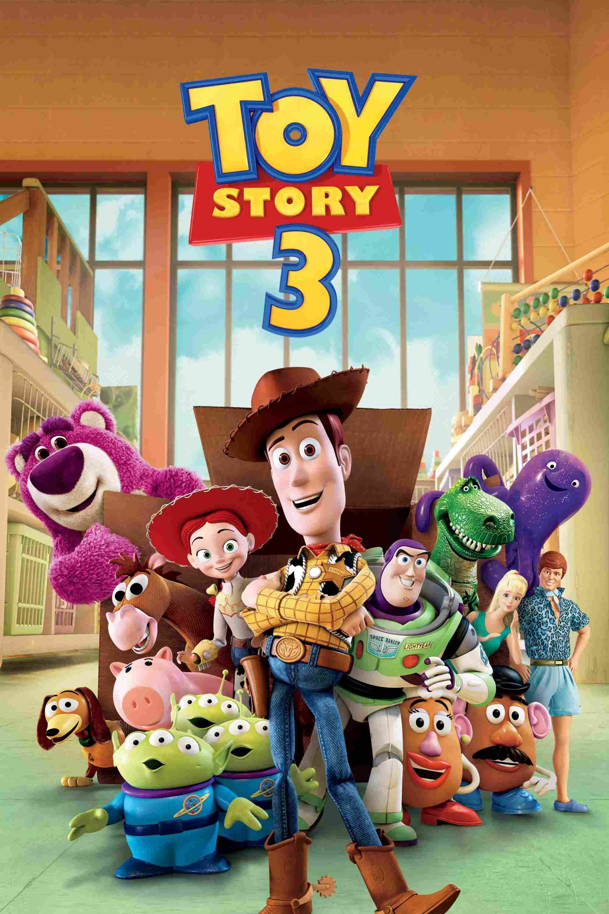Poster chính thức của phim Phim Hoạt Hình, Phim Gia Đình "Câu Chuyện Đồ Chơi 3" (Toy Story 3 - 2010), với sự tham gia của diễn viên Tom Hanks và Tim Allen.
