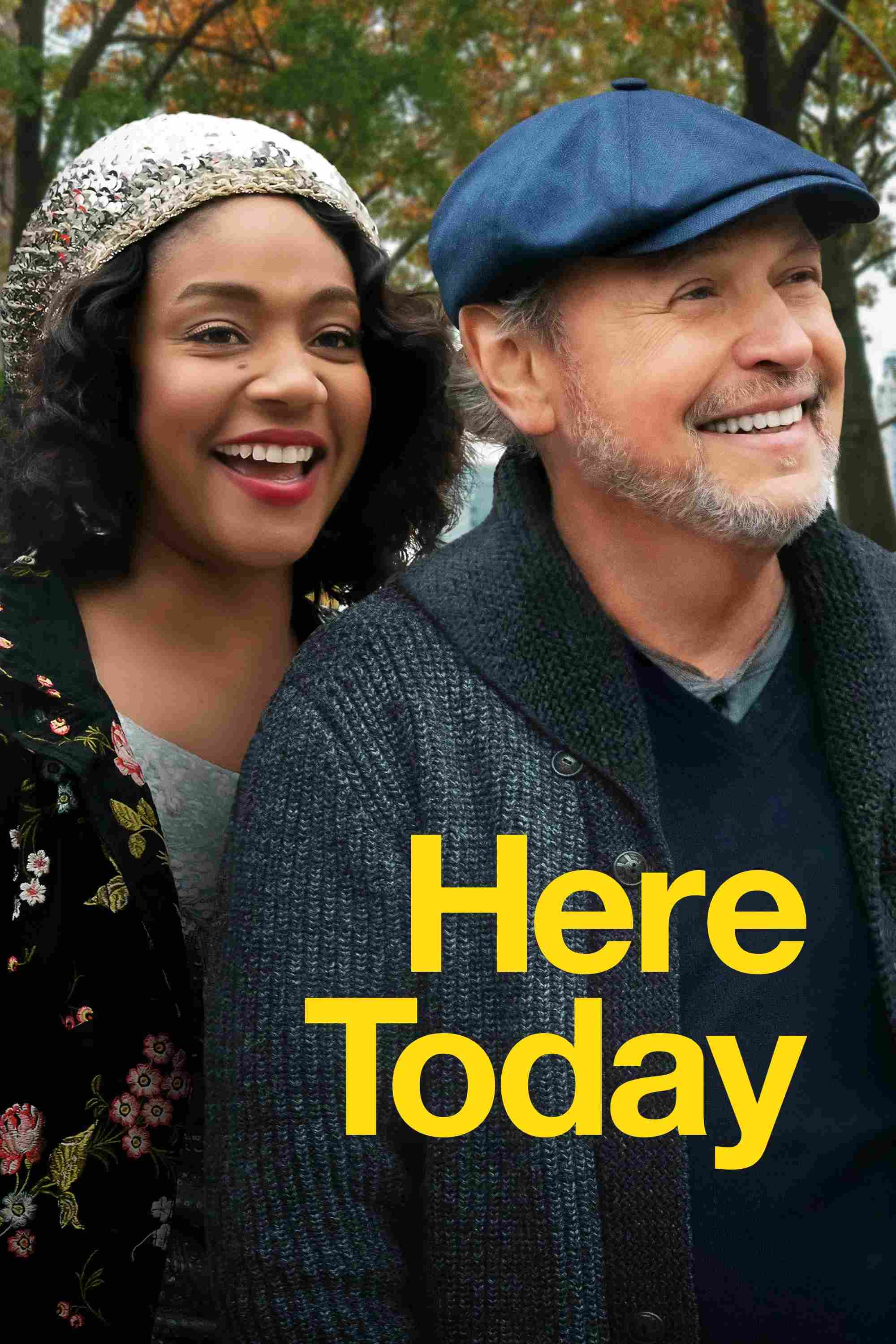 Poster chính thức của phim Phim Hài, Phim Tâm Lý "Câu Chuyện Hôm Nay" (Here Today - 2021), với sự tham gia của diễn viên Billy Crystal và Tiffany Haddish.