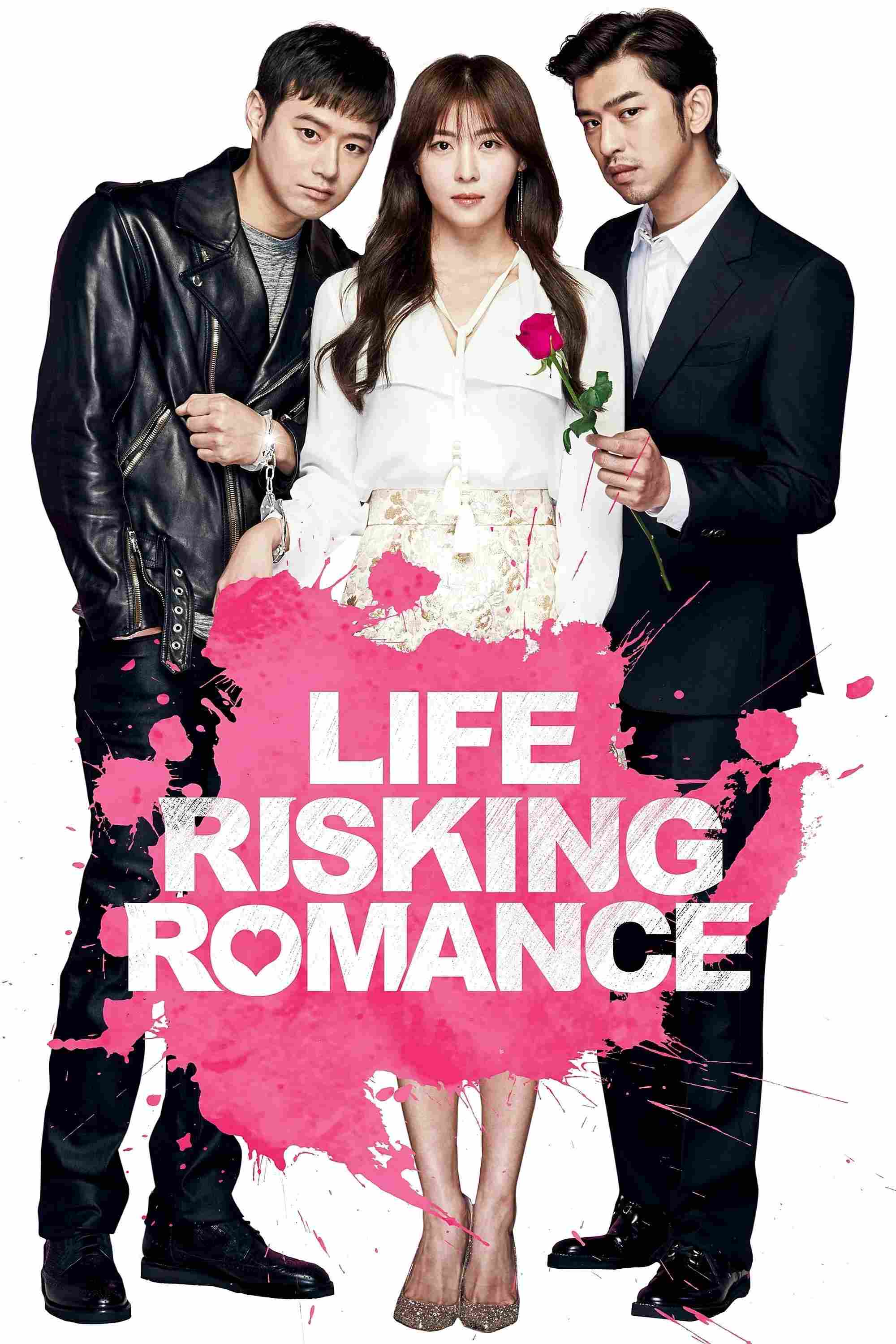Poster chính thức của phim Phim Tình Cảm, Phim Giật Gân "Câu Chuyện Ly Kỳ Của Tiểu Thuyết Gia" (Life Risking Romance - 2016), với sự tham gia của diễn viên Ha Ji-won và Chun Jung-myung.