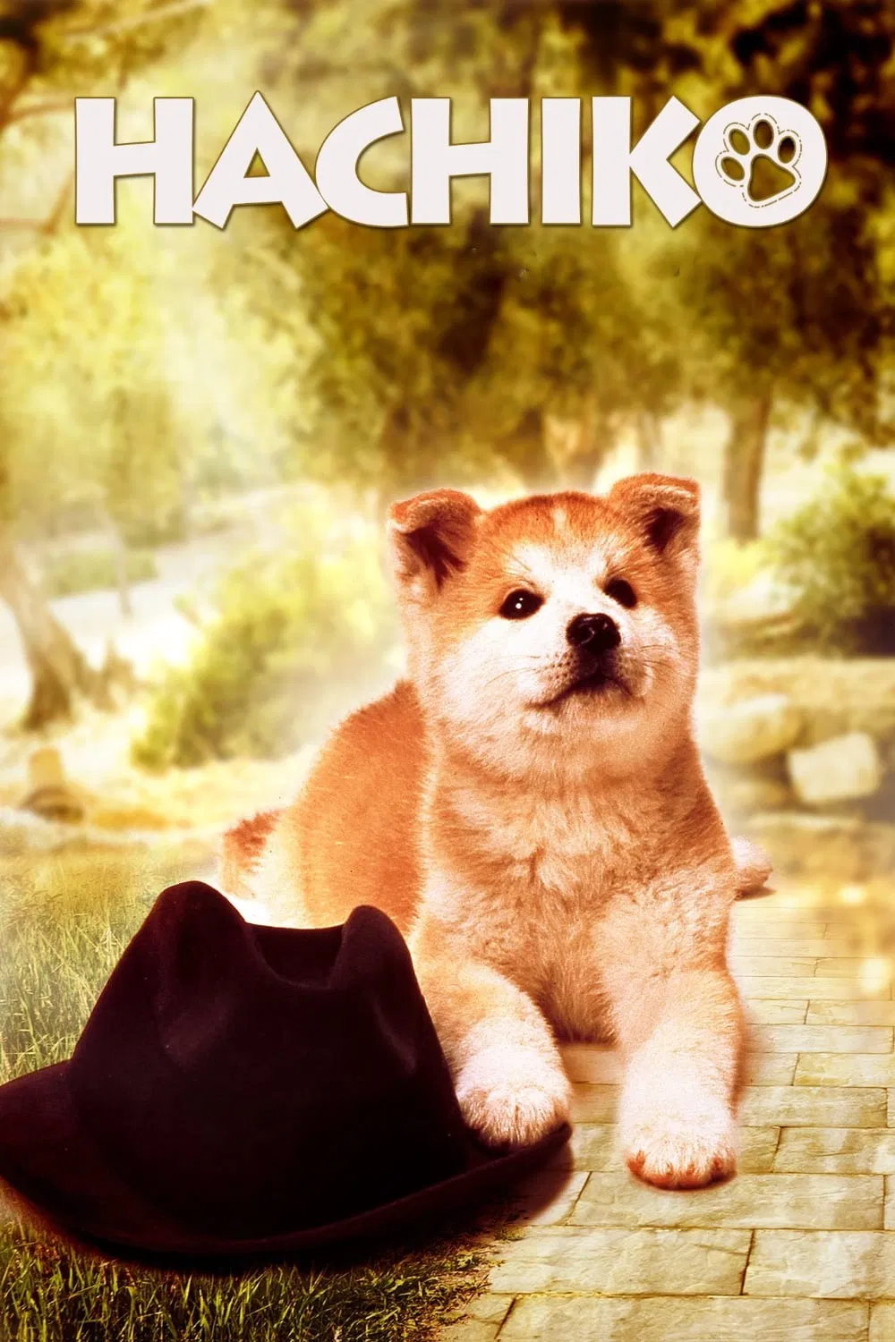 Poster chính thức của phim Phim Tâm Lý, Phim Gia Đình "Câu Chuyện Về Chú Chó Hachiko" (Hachiko - 1987), với sự tham gia của diễn viên Tatsuya Nakadai và Kaoru Yachigusa.