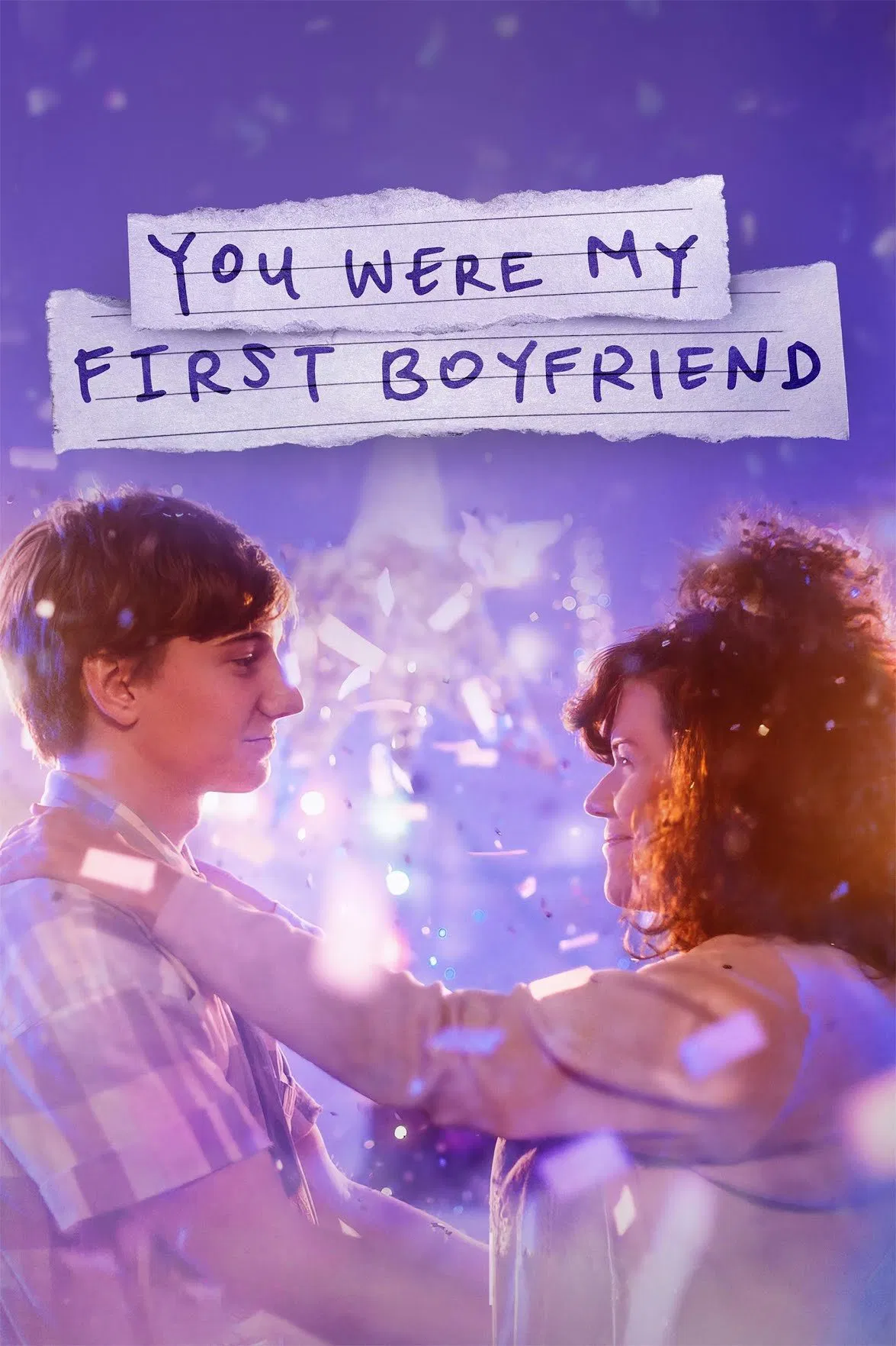 Poster chính thức của phim Phim Tài Liệu, Phim Tâm Lý "Cậu Là Bạn Trai Đầu Tiên Của Tớ" (You Were My First Boyfriend - 2024), với sự tham gia của diễn viên Cecilia Aldarondo và Ella Fraley.