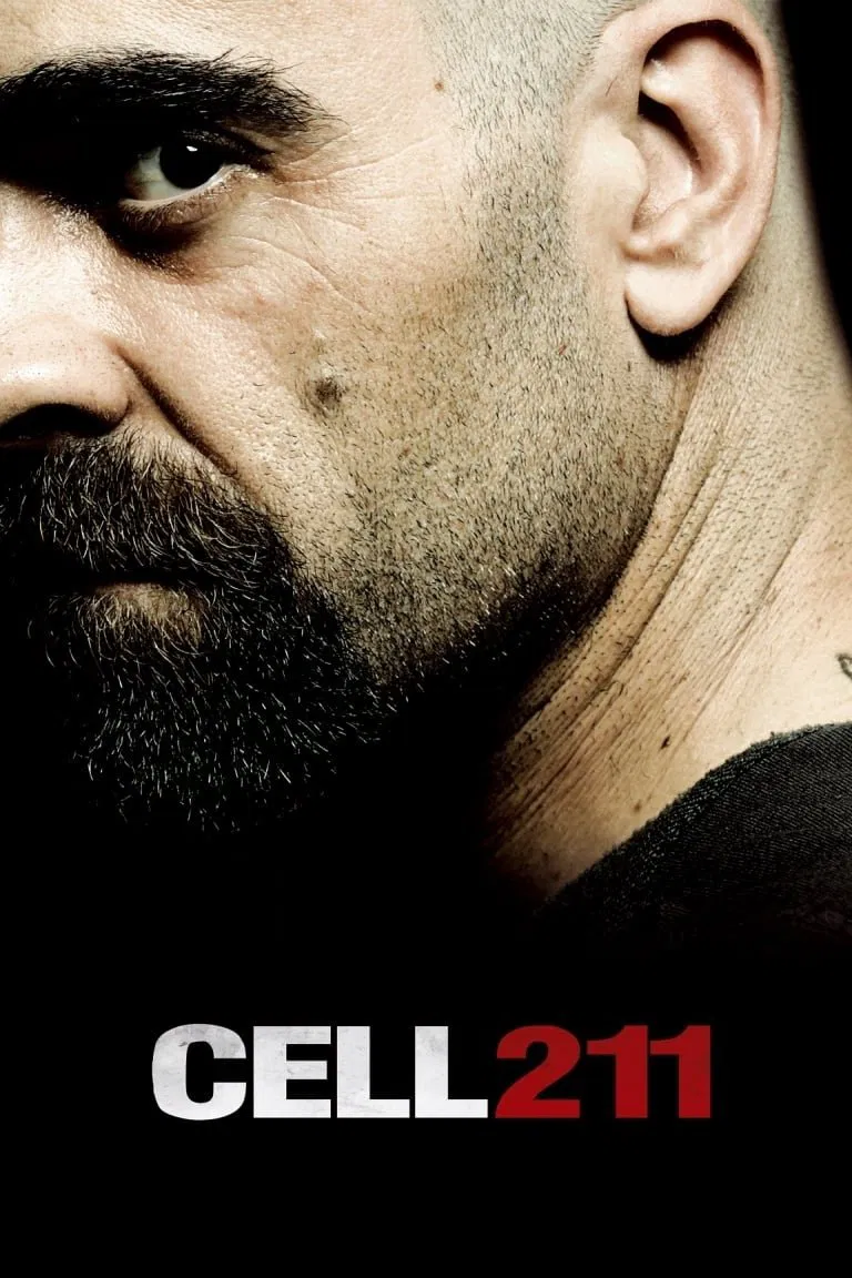 Poster chính thức của phim Phim Hành Động, Phim Giật Gân "Cell 211" (Cell 211 - 2009), với sự tham gia của diễn viên Luis Tosar và Alberto Ammann.