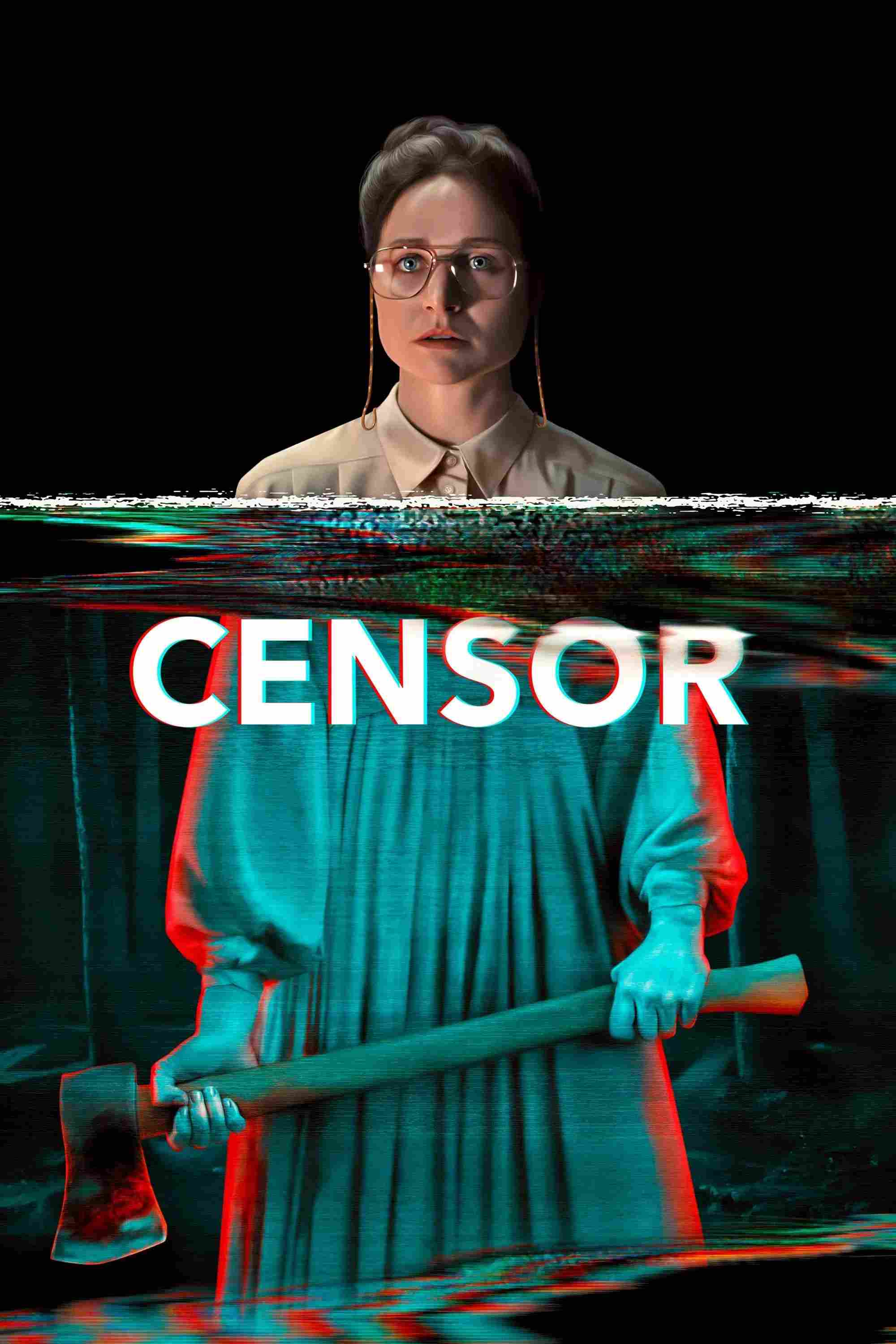 Poster chính thức của phim Phim Kinh Dị, Phim Bí Ẩn "Censor" (Censor - 2021), với sự tham gia của diễn viên Niamh Algar và Michael Smiley.