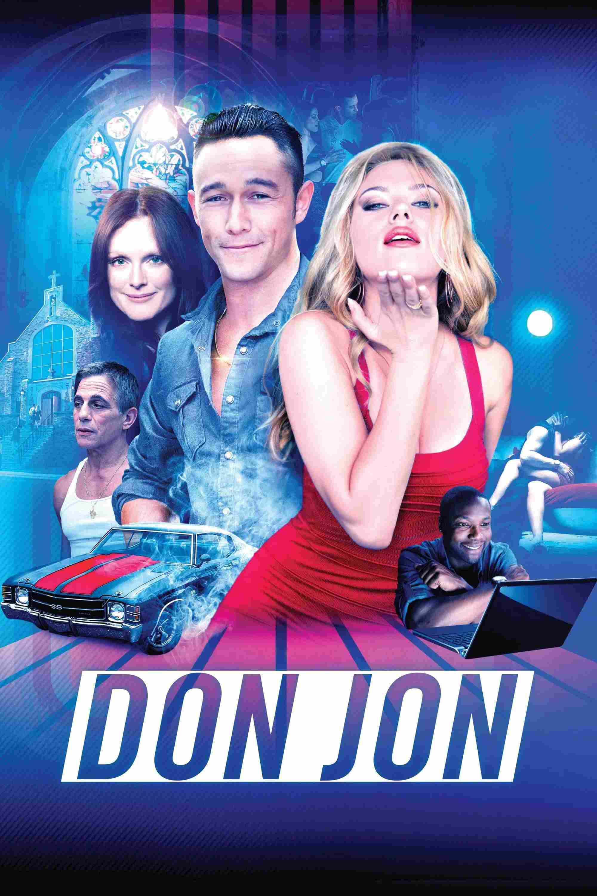 Poster chính thức của phim Phim Tình Cảm, Phim Hài "Chàng Sở Khanh Tốt Số" (Don Jon - 2013), với sự tham gia của diễn viên Joseph Gordon-Levitt và Scarlett Johansson.
