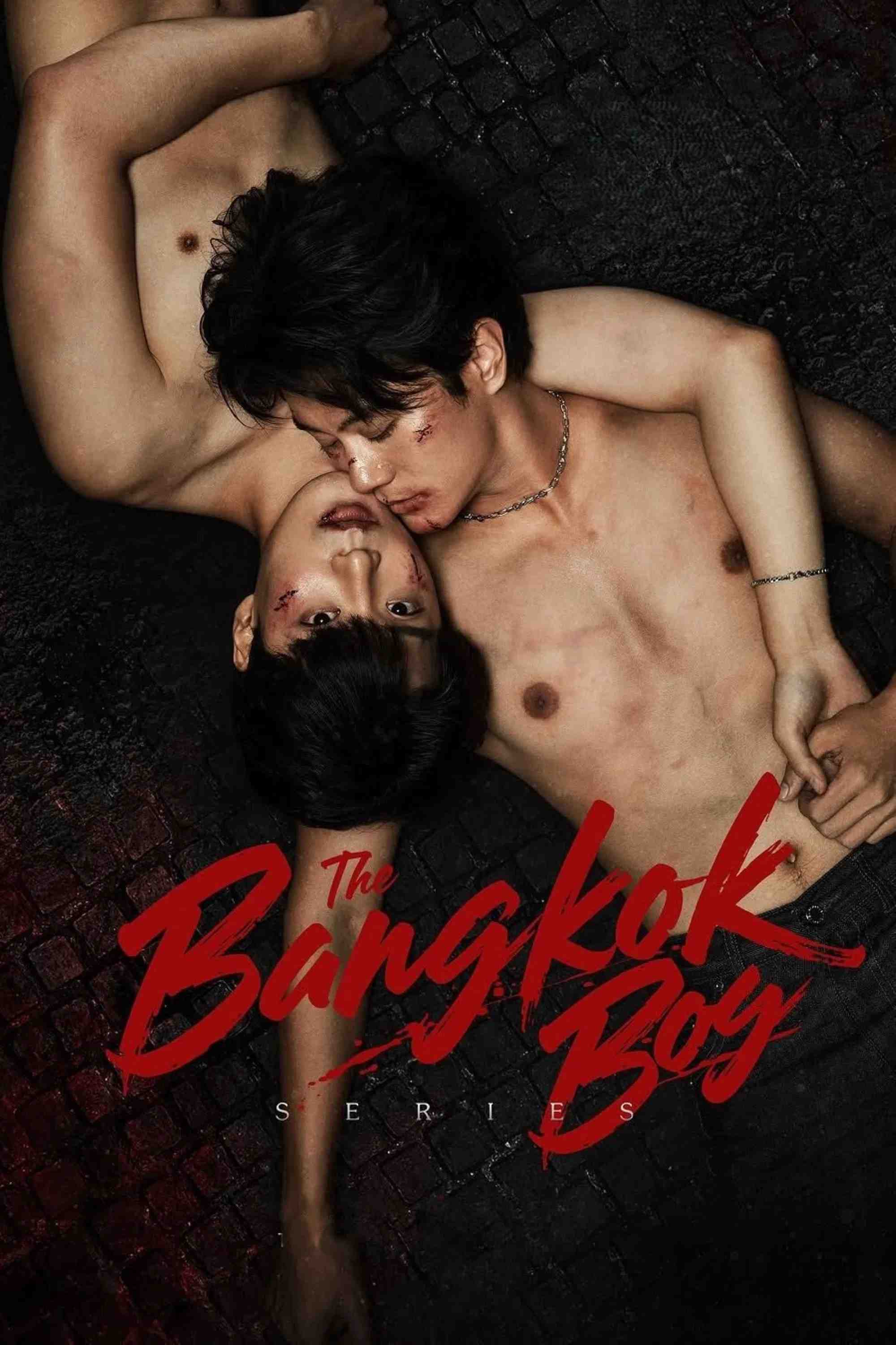 Poster chính thức của phim Phim Tâm Lý, Phim Hành Động & Phiêu Lưu "Chàng Trai Băng Cốc" (The Bangkok Boy - 2025), với sự tham gia của diễn viên Worrachai Sirikongsuwan và Cho Si-hyun.