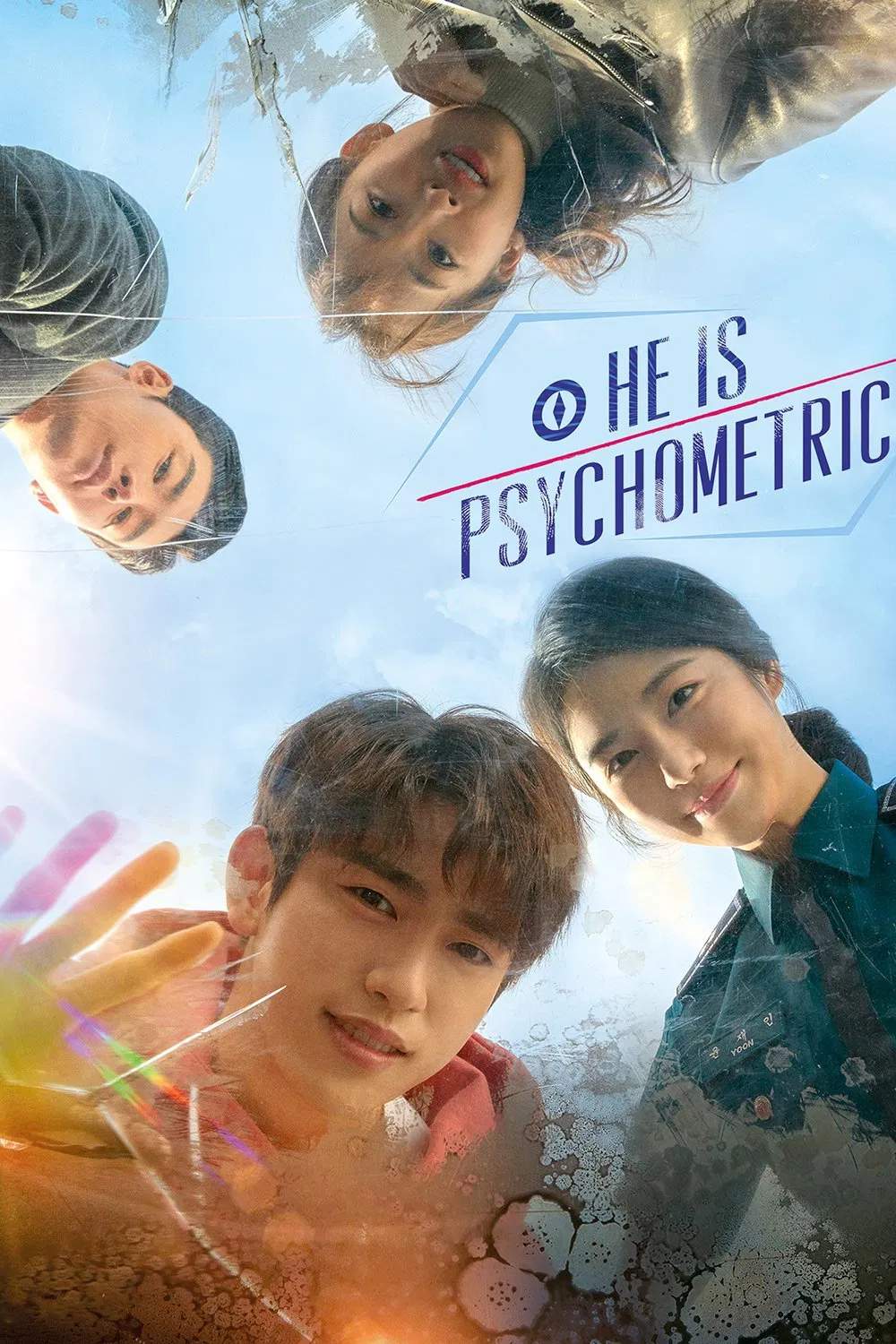 Poster chính thức của phim Phim Hài, Phim Bí Ẩn "Chàng Trai Ngoại Cảm" (He Is Psychometric - 2019), với sự tham gia của diễn viên Jinyoung và Shin Ye-eun.