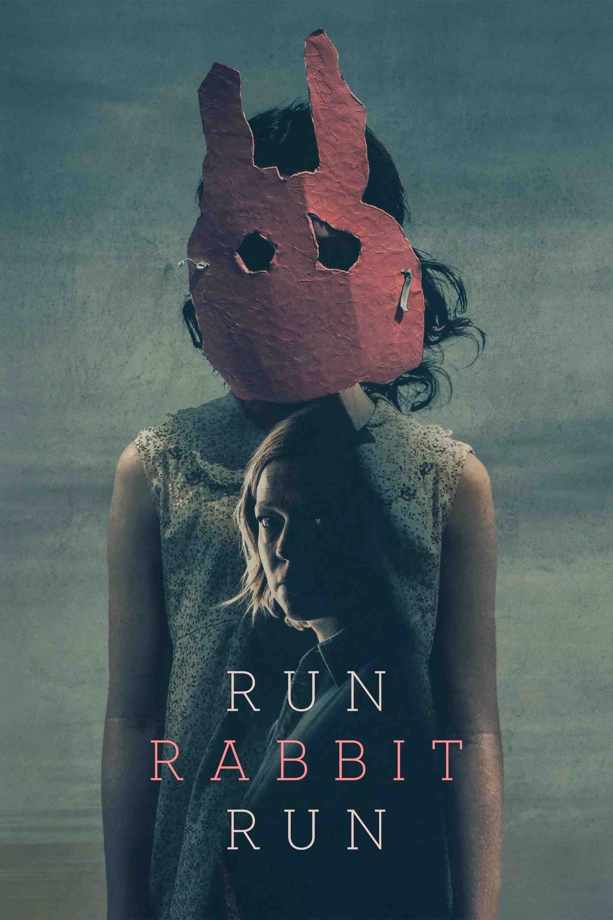 Poster chính thức của phim Phim Kinh Dị, Phim Giật Gân "Chạy Đi Thỏ Con" (Run Rabbit Run - 2024), với sự tham gia của diễn viên Sarah Snook và Lily LaTorre.