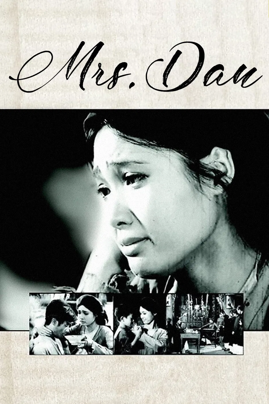 Poster chính thức của phim Phim Tâm Lý, Phim Lịch Sử "Chị Dậu" (Mrs. Dau - 1981), với sự tham gia của diễn viên Lê Vân và Anh Thái.