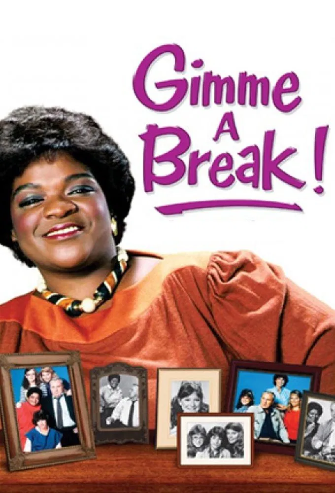 Poster chính thức của phim Phim Hài, Phim Gia Đình "Chị Em Tranh Đấu" (Gimme a Break! - 1981), với sự tham gia của diễn viên Nell Carter và Lara Jill Miller.