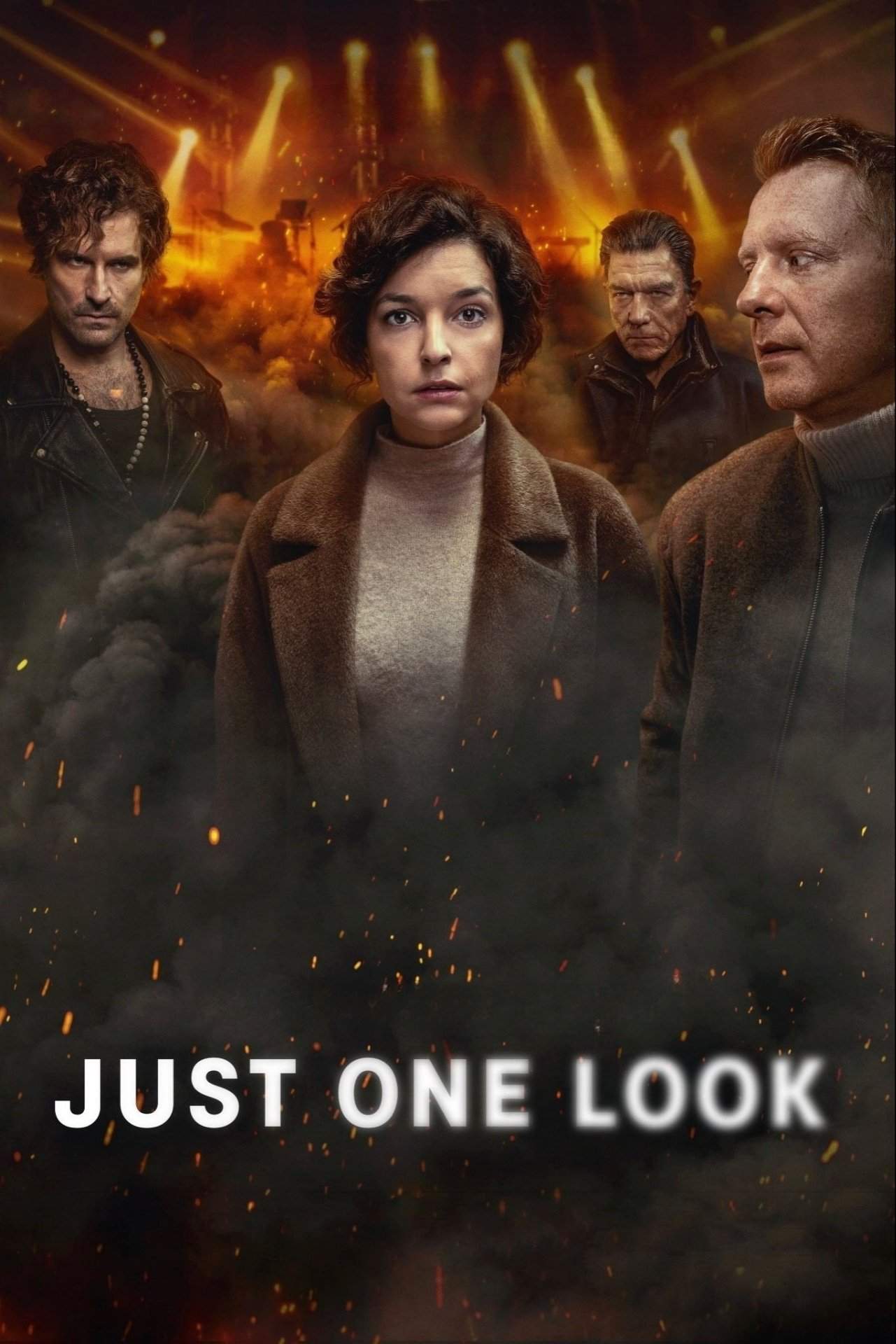 Poster chính thức của phim Phim Bí Ẩn, Phim Hình Sự "Chỉ Một Cái Nhìn" (Just One Look - 2025), với sự tham gia của diễn viên Maria Dębska và Cezary Łukaszewicz.