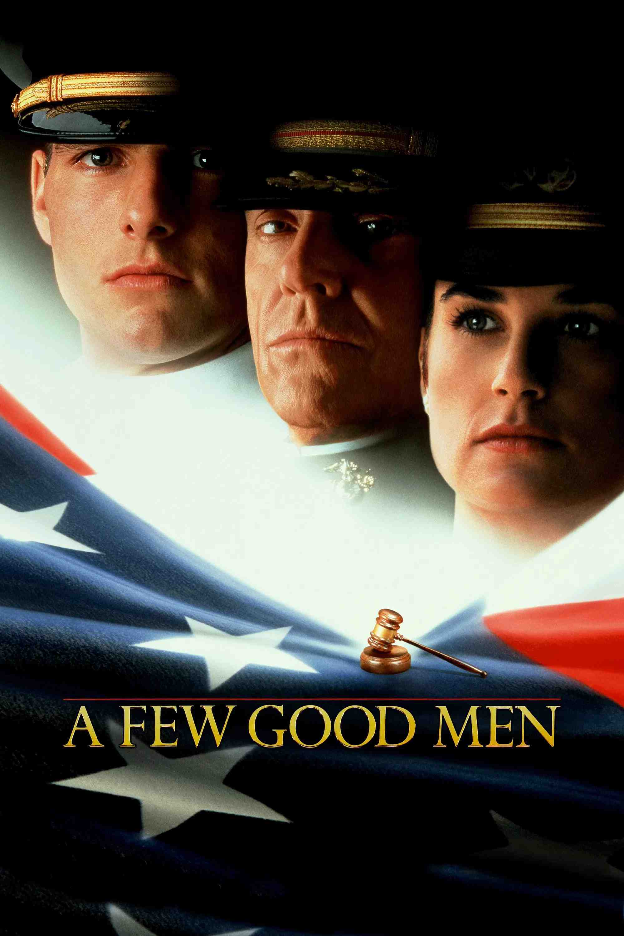 Poster chính thức của phim Phim Tâm Lý "Chỉ Vài Người Tốt" (A Few Good Men - 1992), với sự tham gia của diễn viên Tom Cruise và Jack Nicholson.