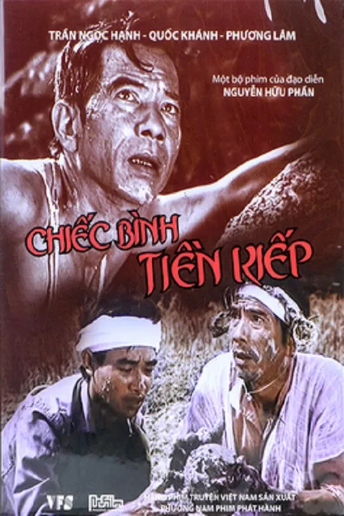 Poster chính thức của phim "Chiếc Bình Tiền Kiếp" (The Pot From A Past Life - 1990), với sự tham gia của diễn viên Trần Hạnh và Quốc Khánh.