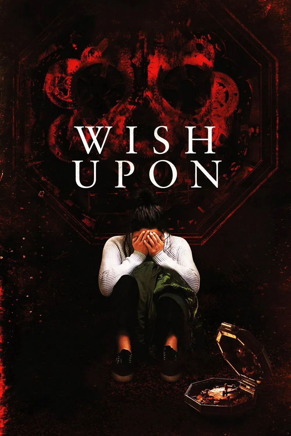 Poster chính thức của phim Phim Kinh Dị, Phim Giật Gân "Chiếc Hộp Ma Quái" (Wish Upon - 2017), với sự tham gia của diễn viên Joey King và Ki Hong Lee.