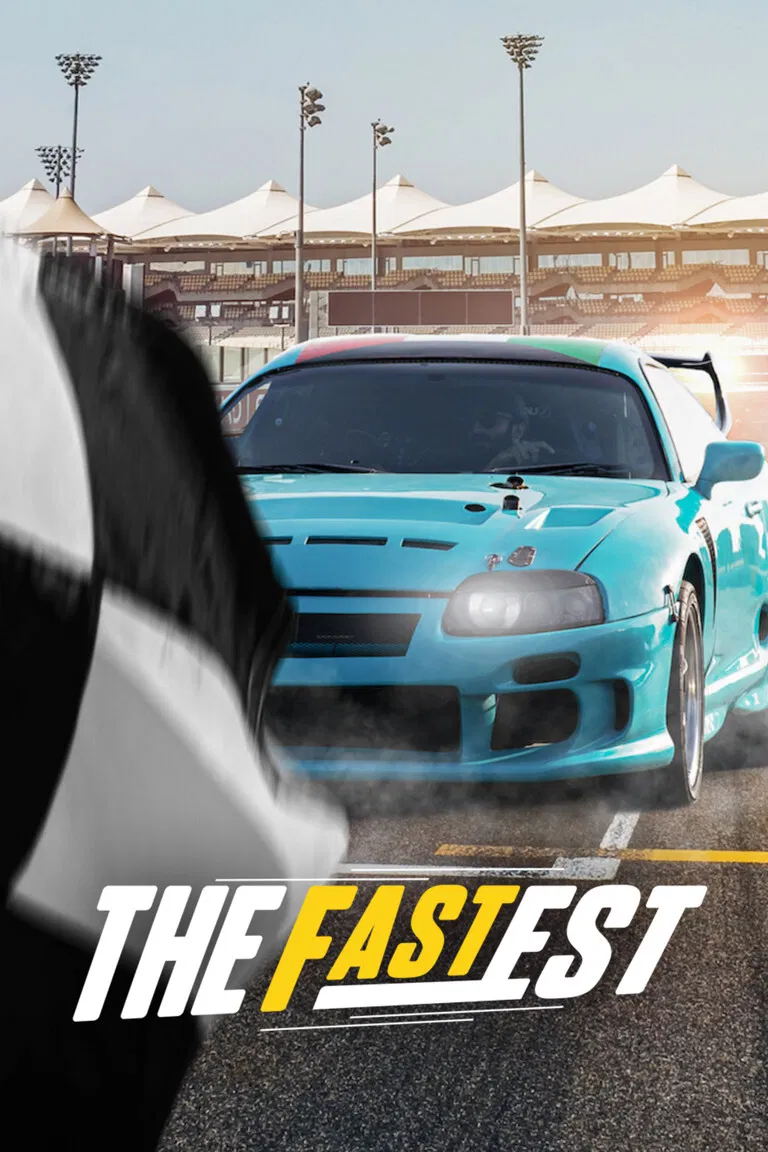 Poster chính thức của phim Truyền Hình Thực Tế "Chiếc xe hơi nhanh nhất trên sa mạc" (The Fastest - 2021).