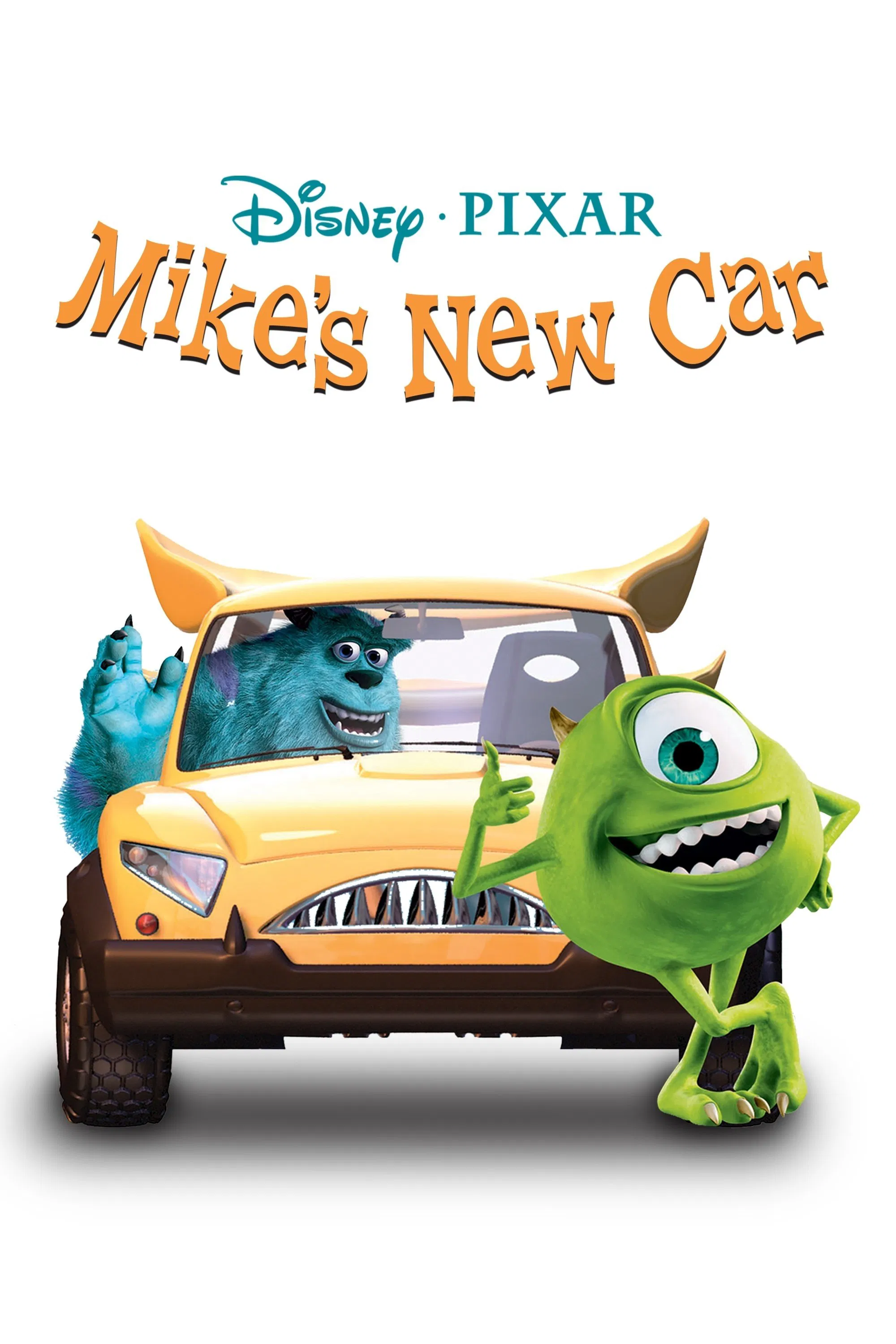 Poster chính thức của phim Phim Hoạt Hình, Phim Hài "Chiếc Xe Mới Của Mike" (Mike's New Car - 2002), với sự tham gia của diễn viên Billy Crystal và John Goodman.