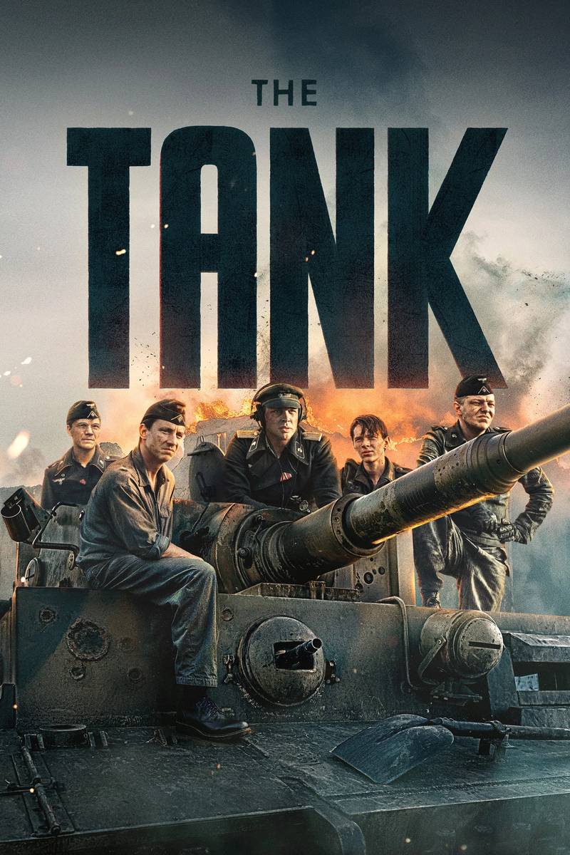 Poster chính thức của phim Phim Chiến Tranh, Phim Hành Động "Chiếc Xe Tank" (The Tank - 2025), với sự tham gia của diễn viên Laurence Rupp và David Schütter.