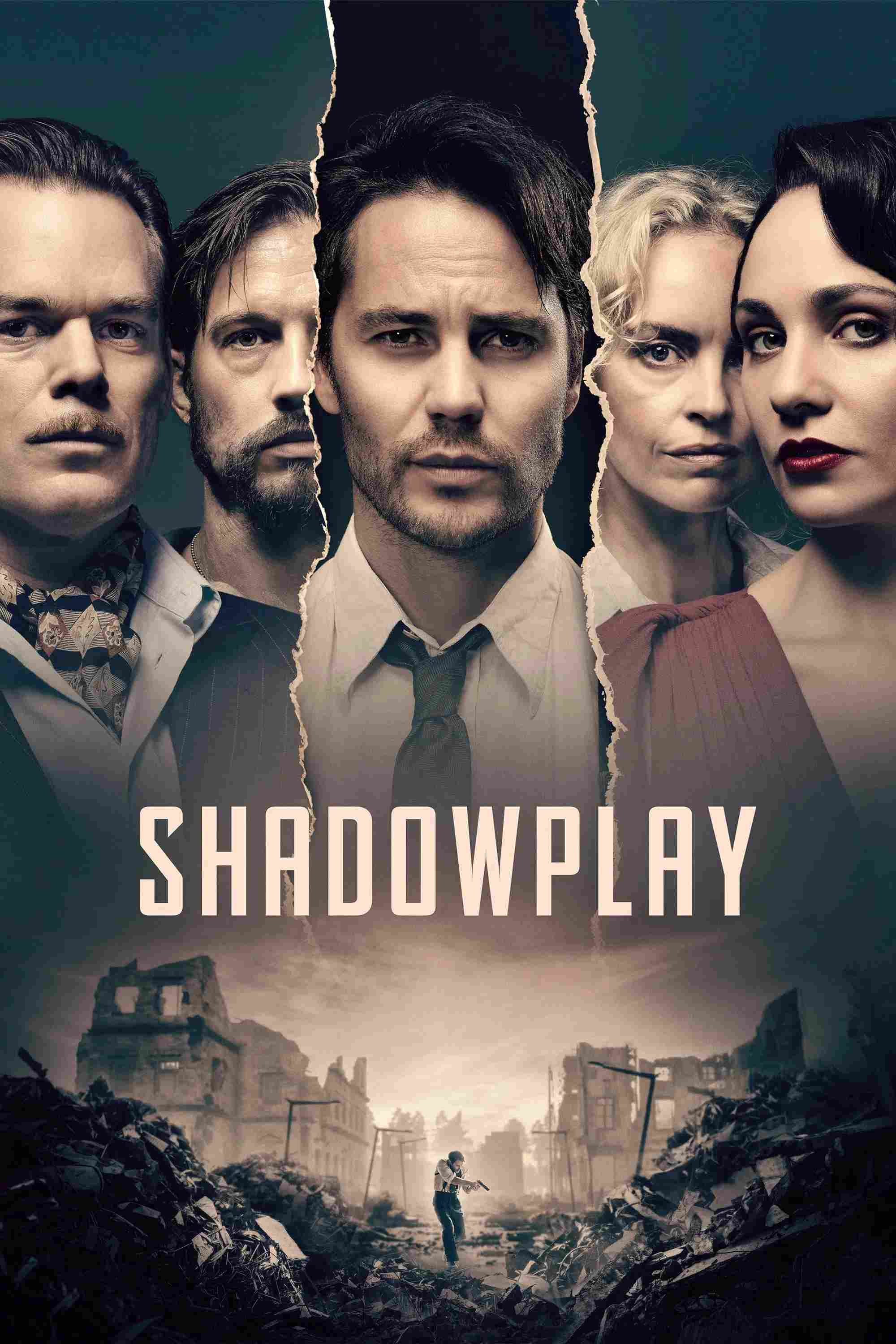 Poster chính thức của phim Phim Tâm Lý "Chiến Bại" (Shadowplay - 2020), với sự tham gia của diễn viên Taylor Kitsch và Michael C. Hall.
