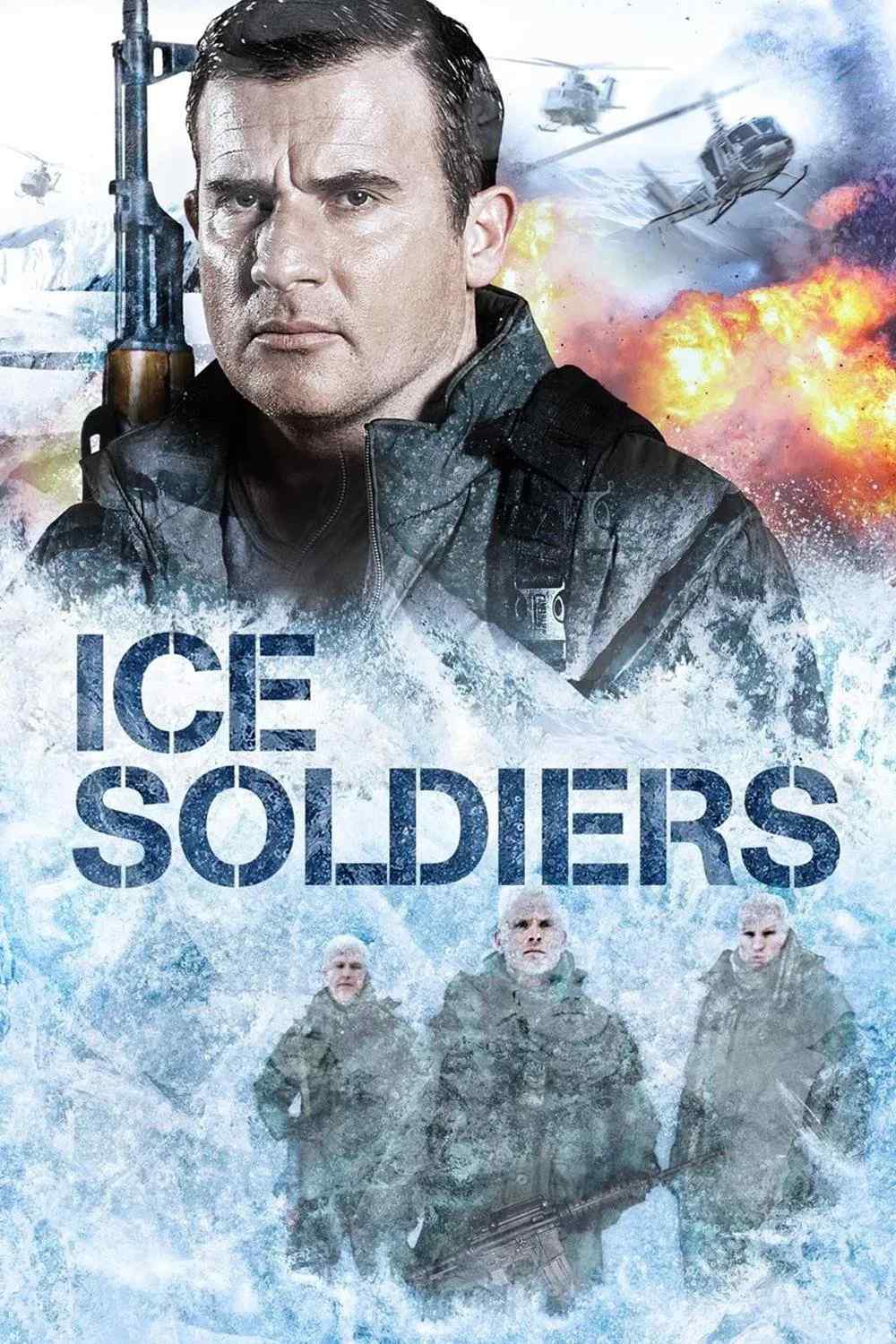 Poster chính thức của phim Phim Hành Động, Phim Viễn Tưởng "Chiến Binh Băng Giá" (Ice Soldiers - 2013), với sự tham gia của diễn viên Dominic Purcell và Adam Beach.