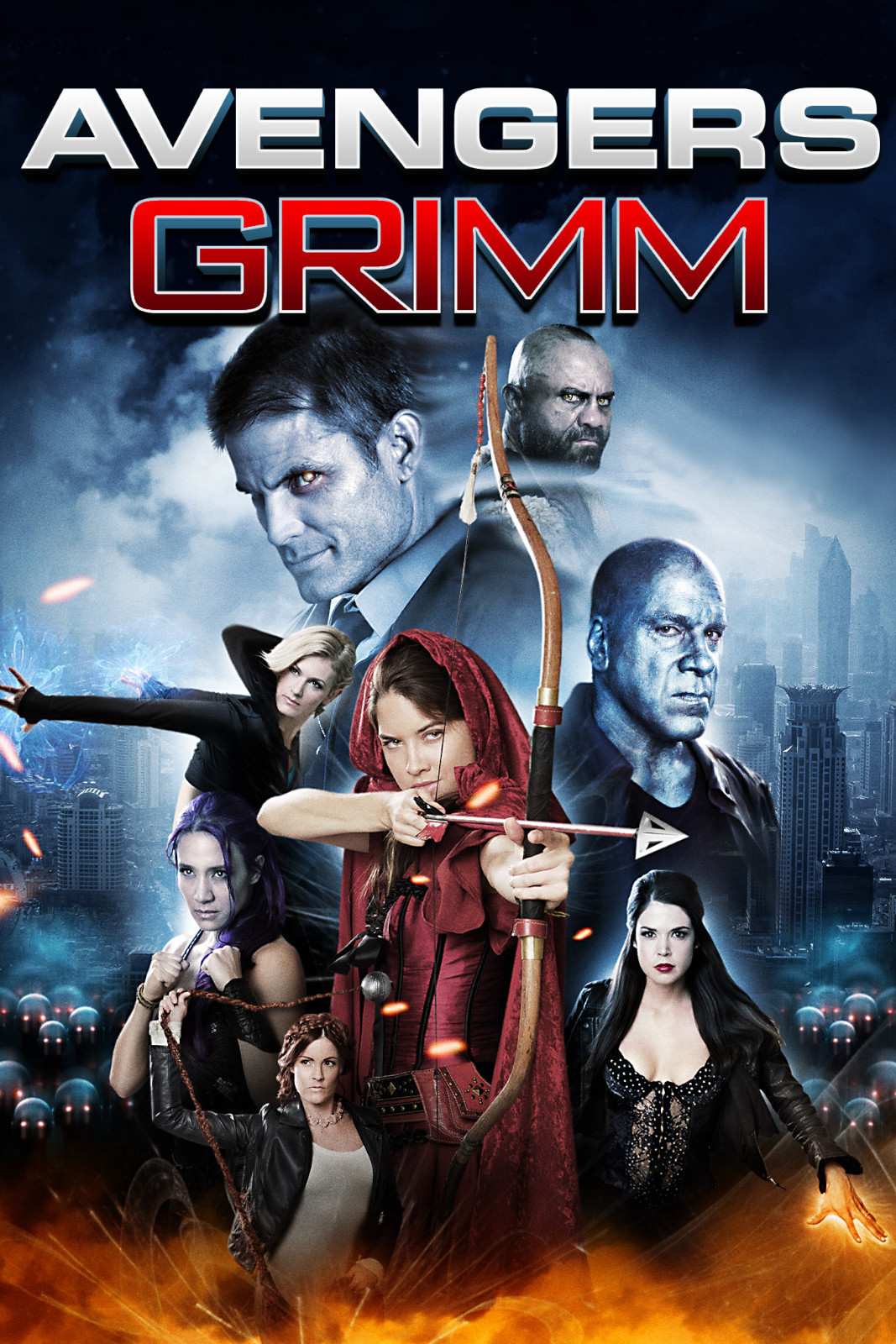 Poster chính thức của phim Phim Hành Động, Phim Giả Tượng "Chiến Binh Cổ Đại" (Avengers Grimm - 2015), với sự tham gia của diễn viên Casper Van Dien và Lou Ferrigno.
